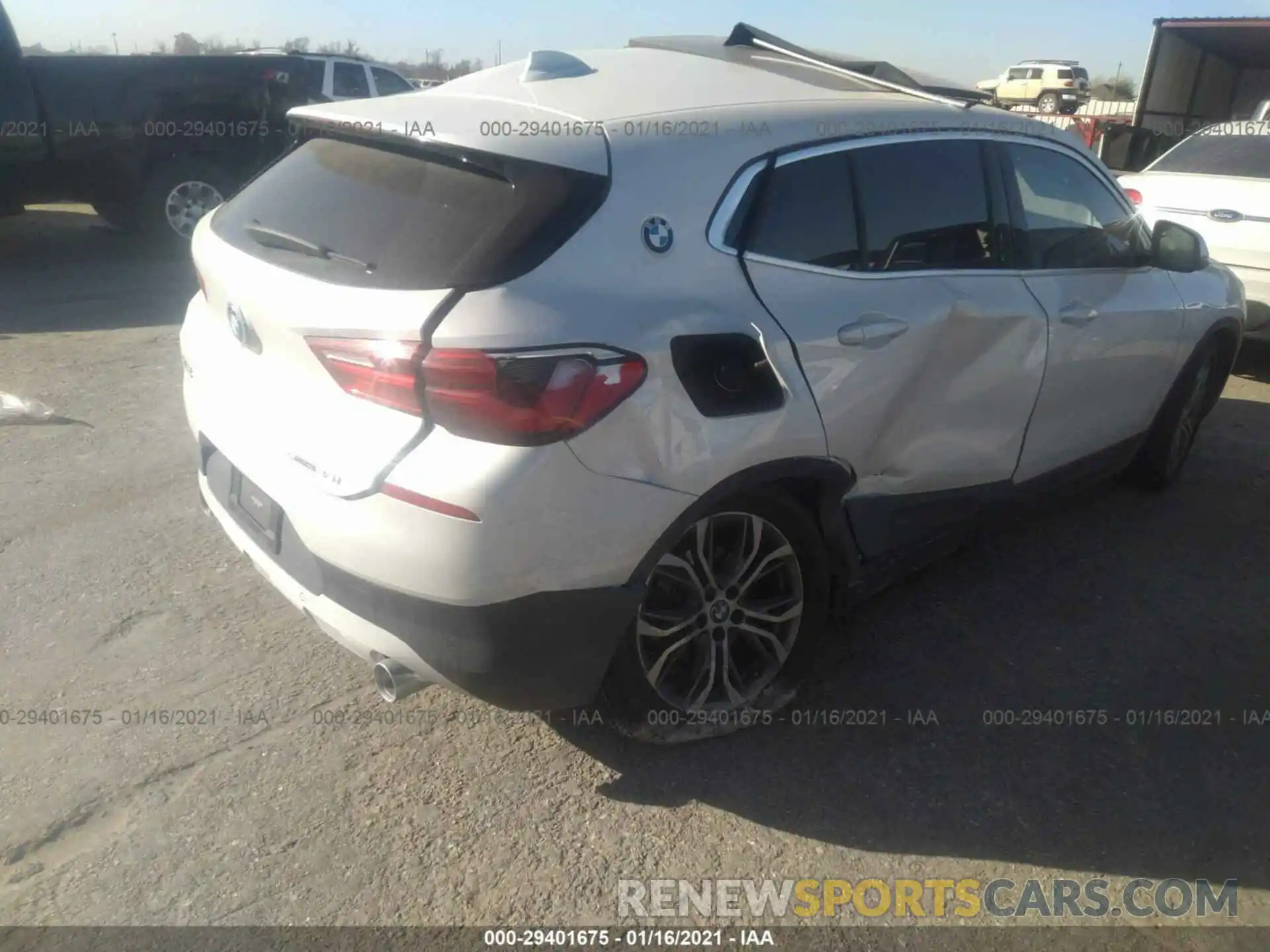 4 Фотография поврежденного автомобиля WBXYH9C01L5P46222 BMW X2 2020