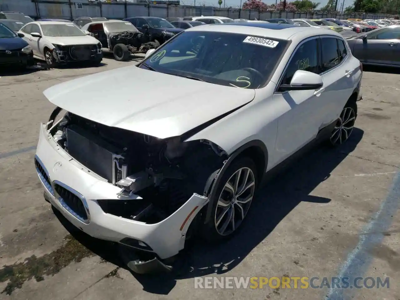 2 Photograph of a damaged car WBXYH9C01L5R77086 BMW X2 2020