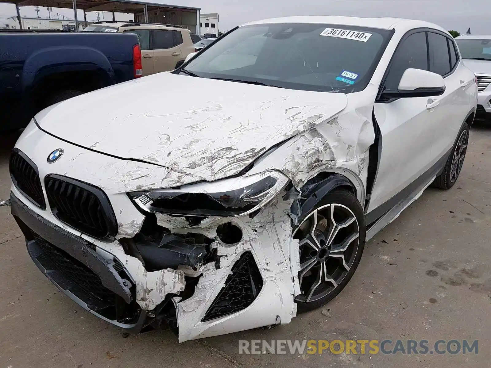 2 Фотография поврежденного автомобиля WBXYH9C02L5P50196 BMW X2 2020