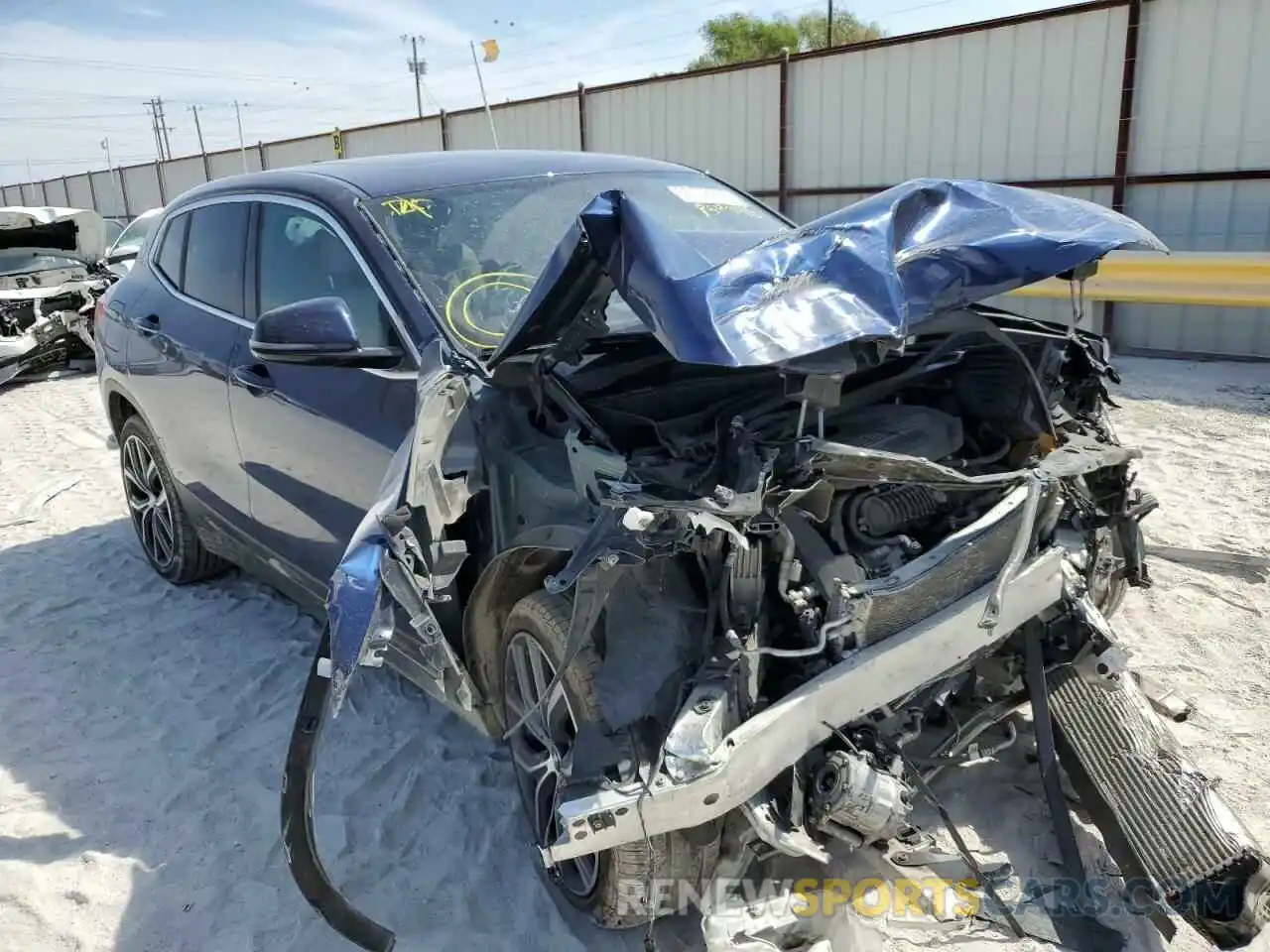 1 Photograph of a damaged car WBXYH9C02L5P54748 BMW X2 2020