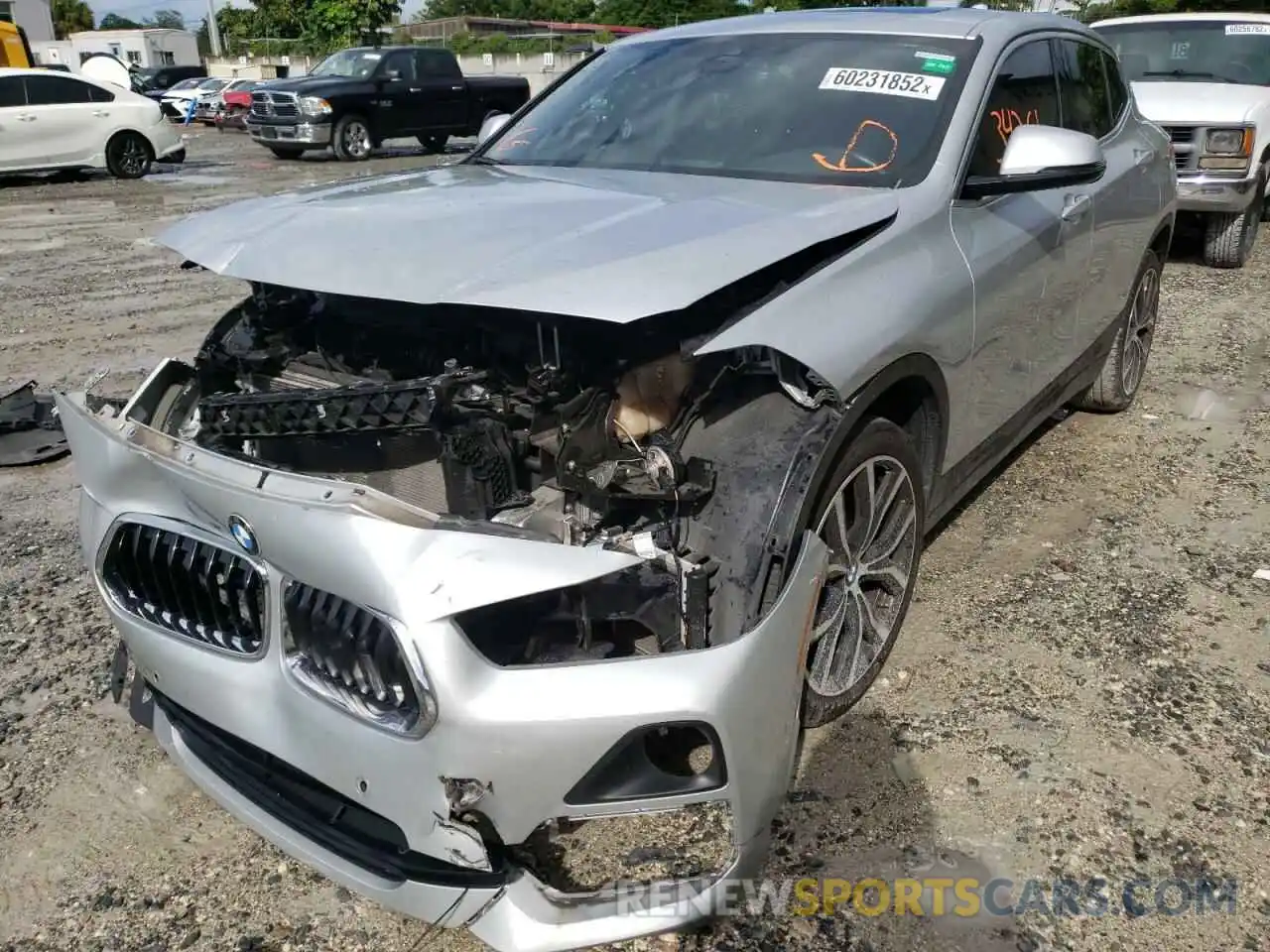 2 Photograph of a damaged car WBXYH9C03L5R12949 BMW X2 2020