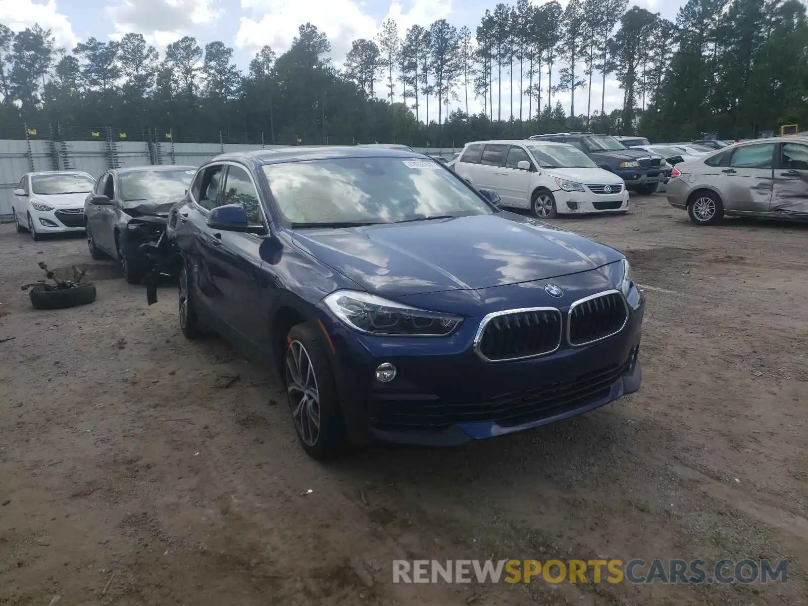 1 Photograph of a damaged car WBXYH9C03L5R72309 BMW X2 2020