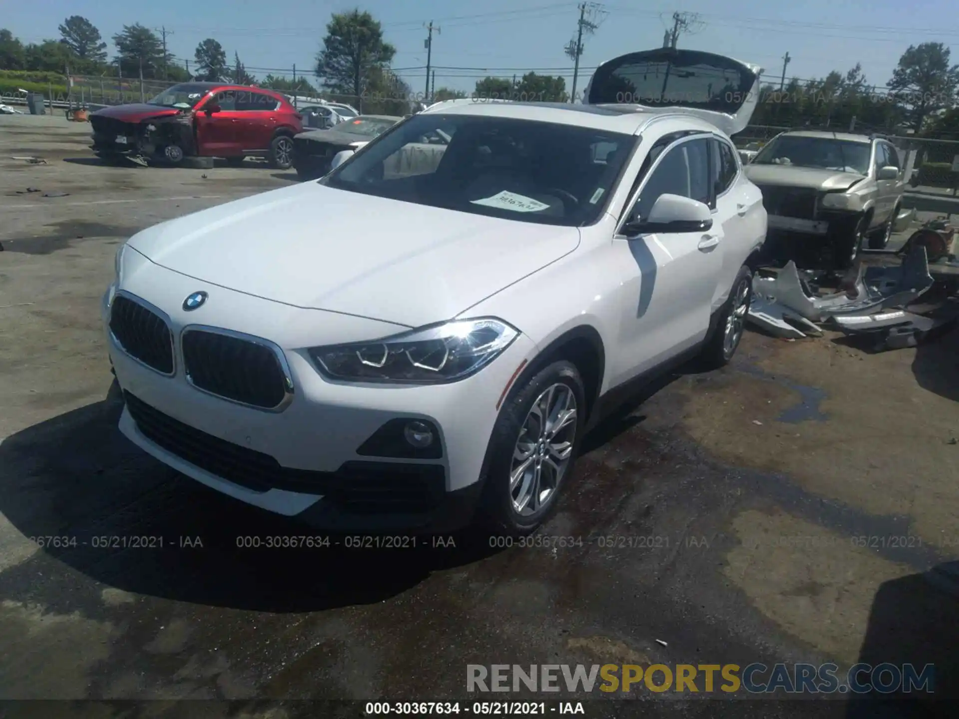 2 Photograph of a damaged car WBXYH9C03L5R97212 BMW X2 2020