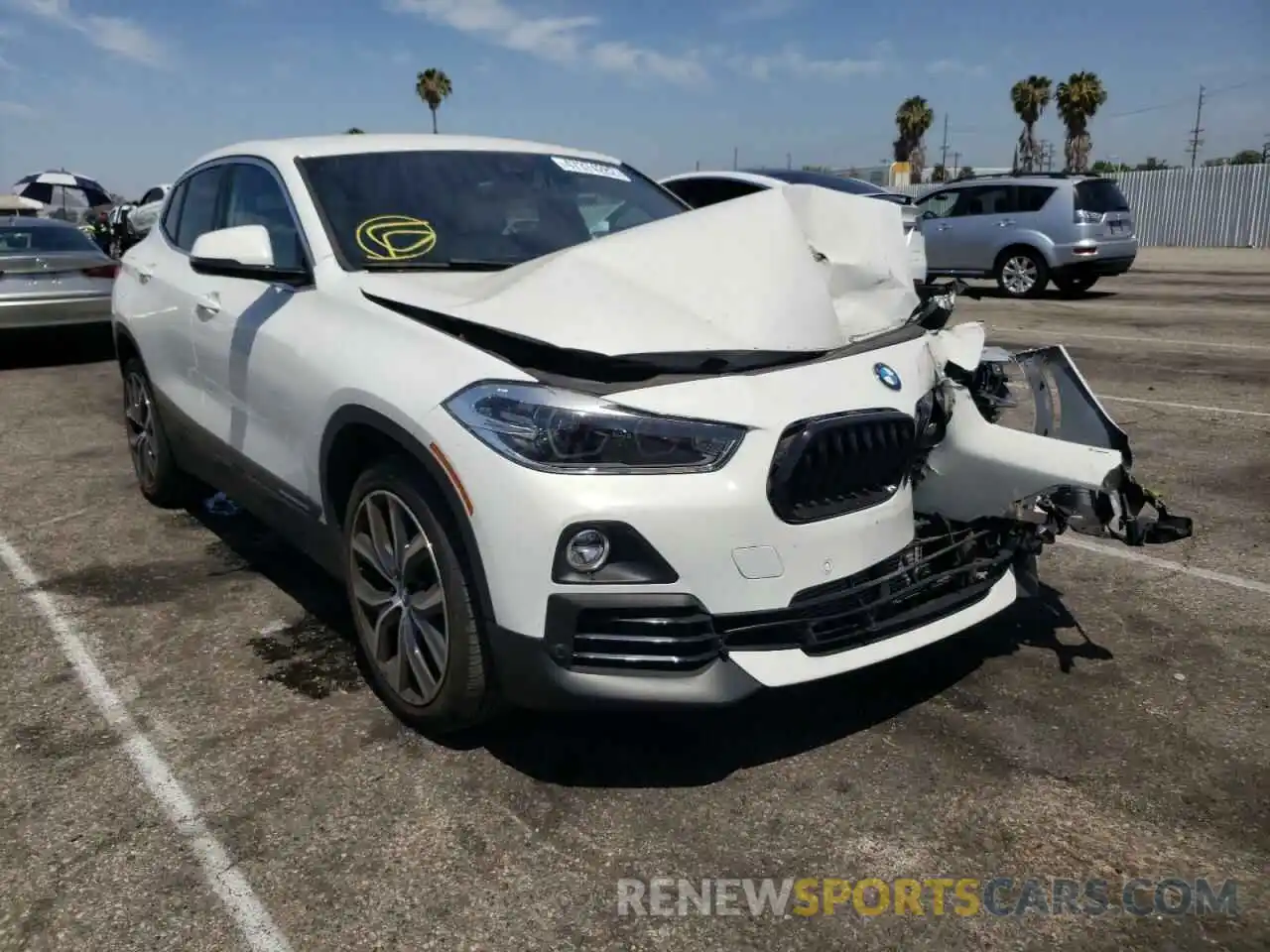 1 Photograph of a damaged car WBXYH9C05L5P21503 BMW X2 2020