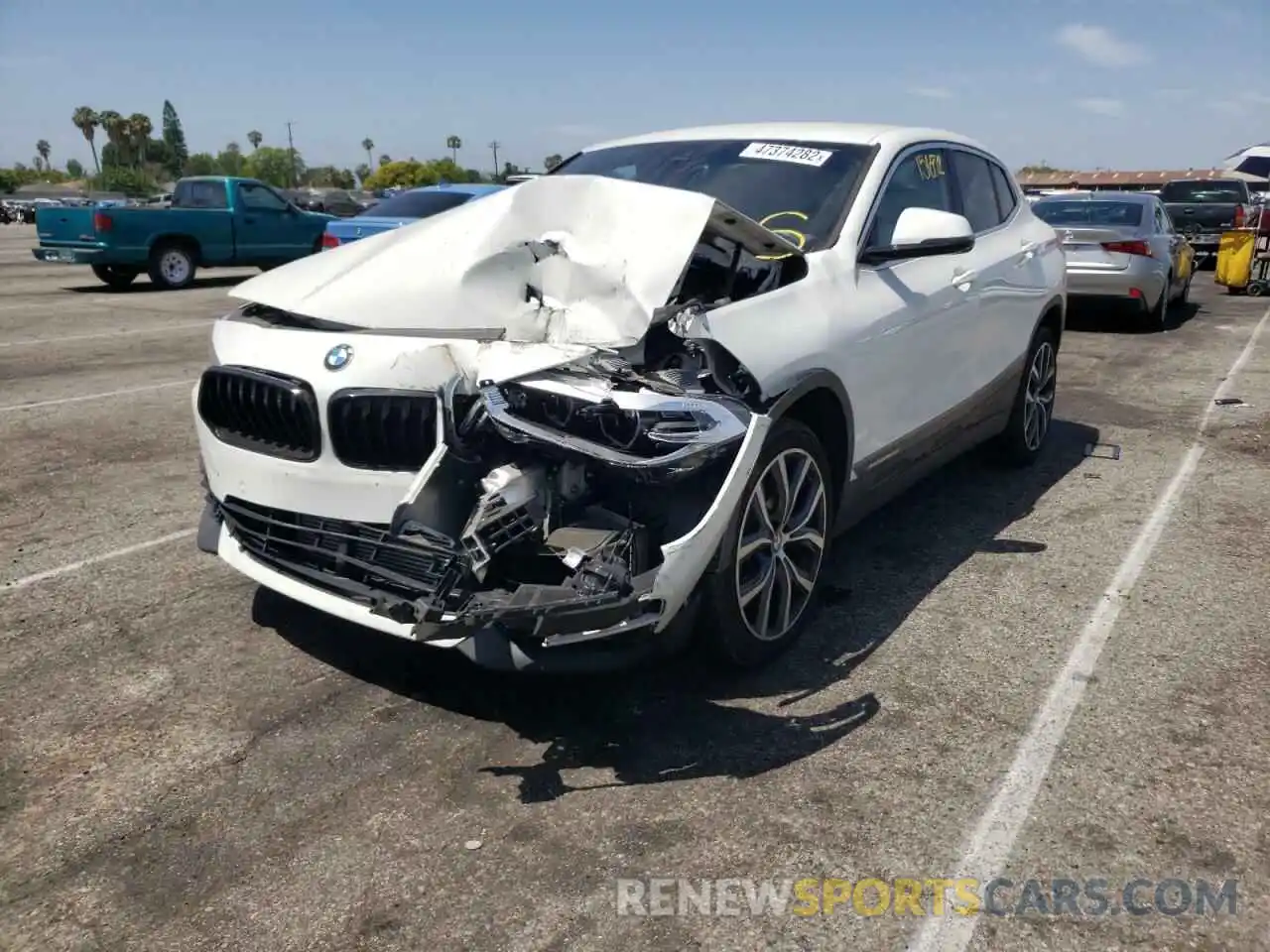 2 Photograph of a damaged car WBXYH9C05L5P21503 BMW X2 2020