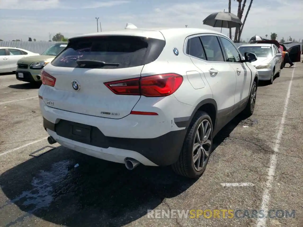 4 Photograph of a damaged car WBXYH9C05L5P21503 BMW X2 2020