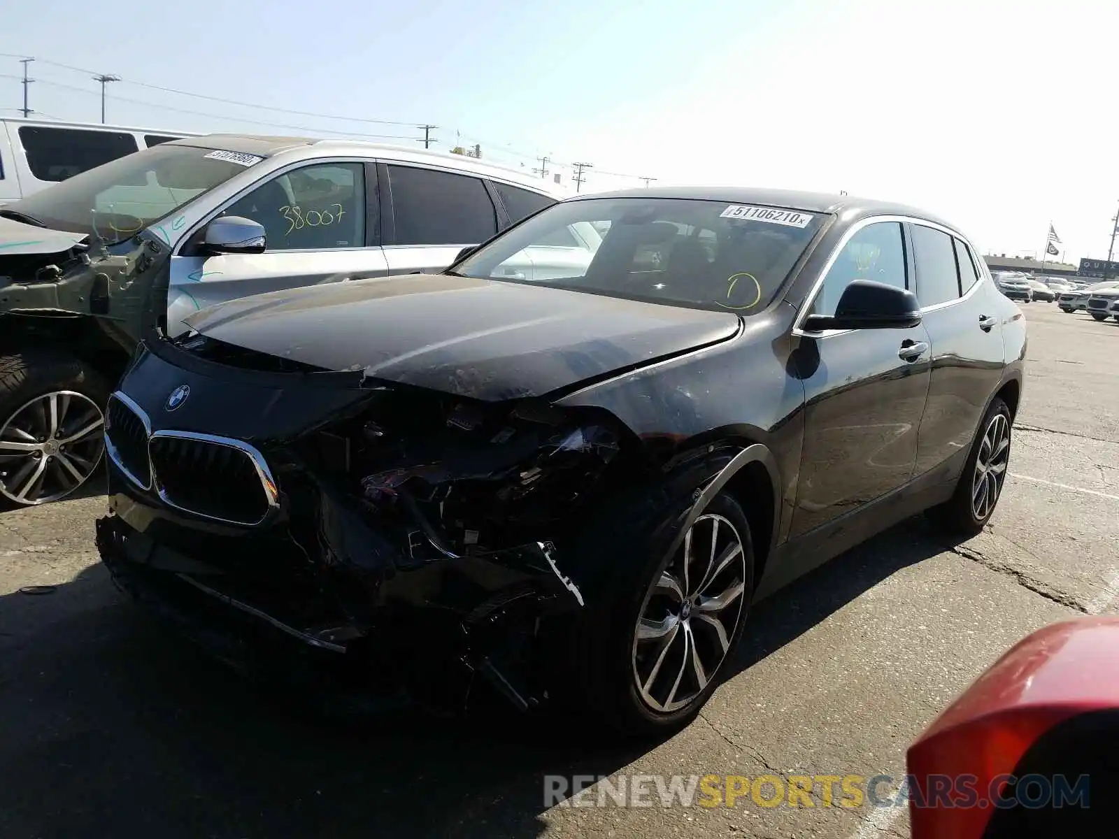 2 Фотография поврежденного автомобиля WBXYH9C05L5P24269 BMW X2 2020