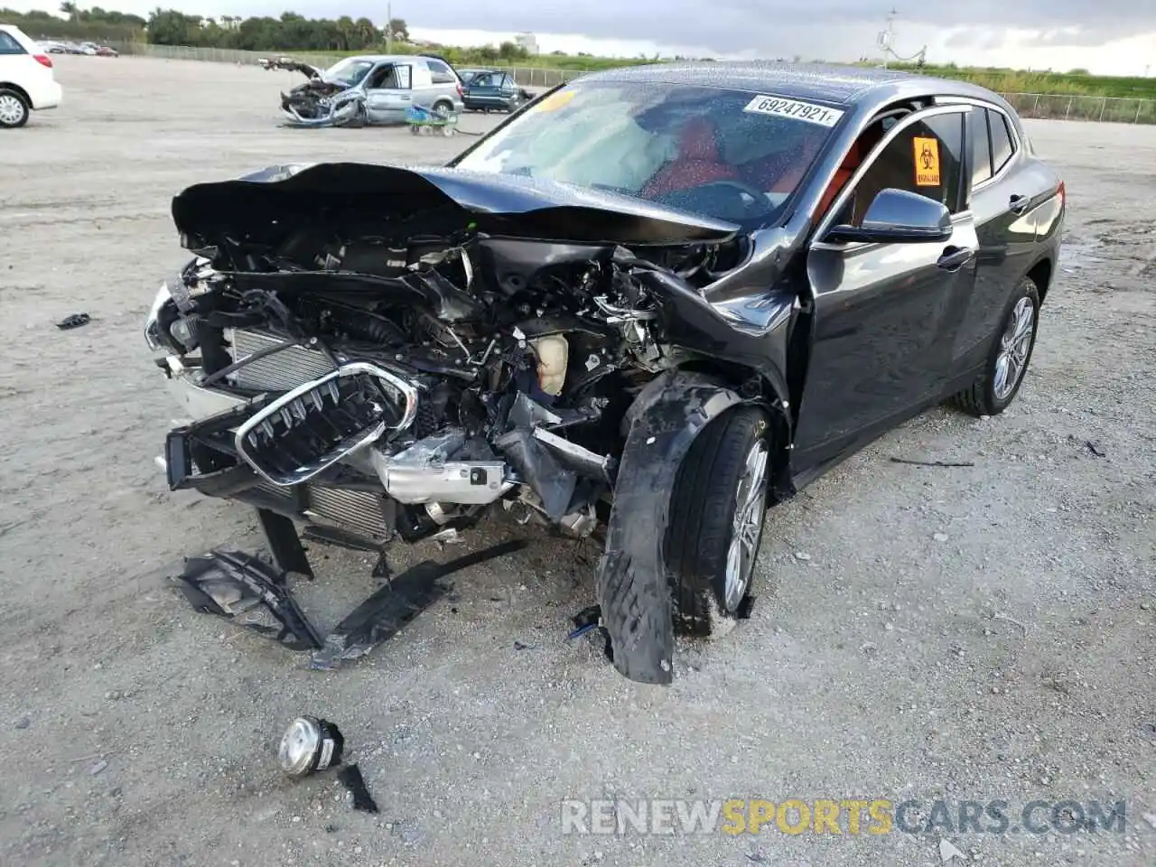 2 Photograph of a damaged car WBXYH9C05L5P27656 BMW X2 2020