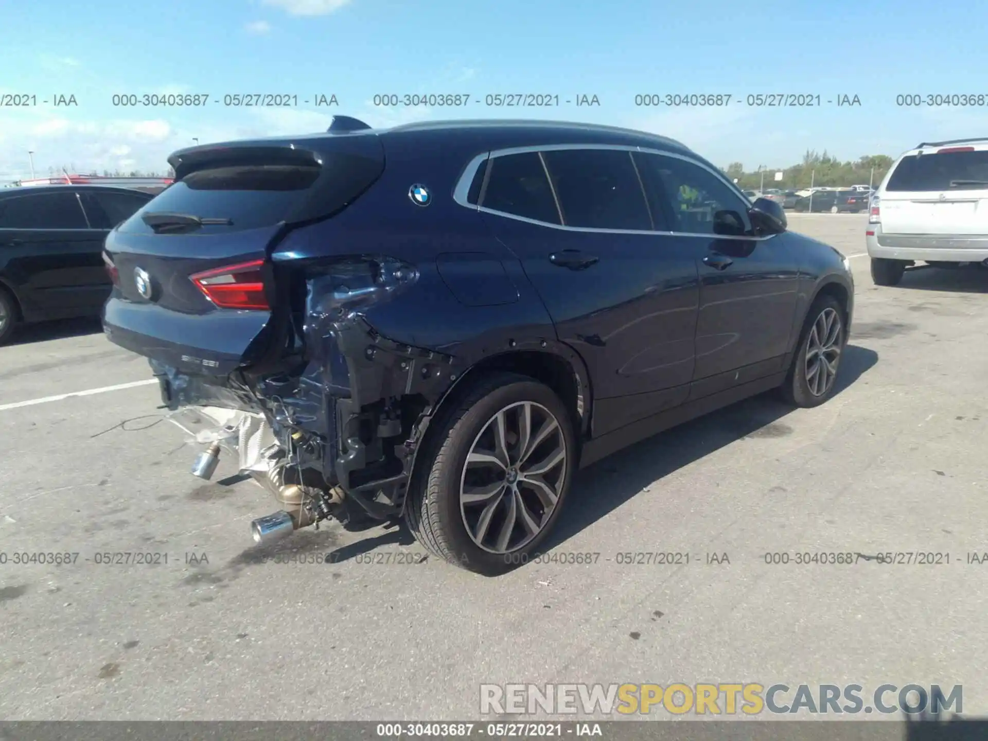 4 Photograph of a damaged car WBXYH9C05L5P37037 BMW X2 2020