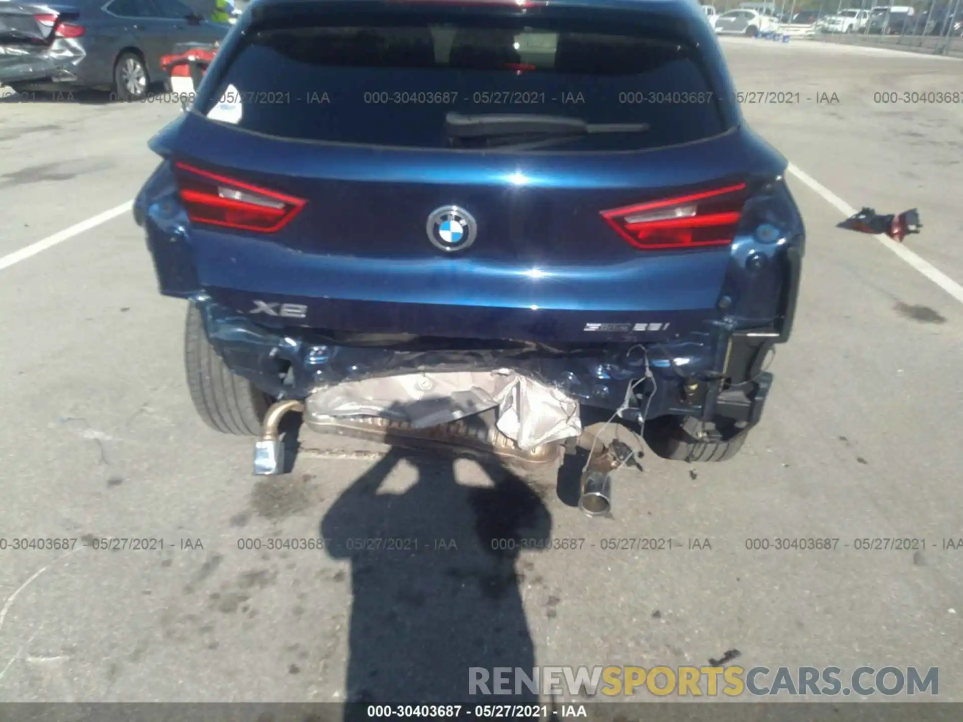 6 Фотография поврежденного автомобиля WBXYH9C05L5P37037 BMW X2 2020