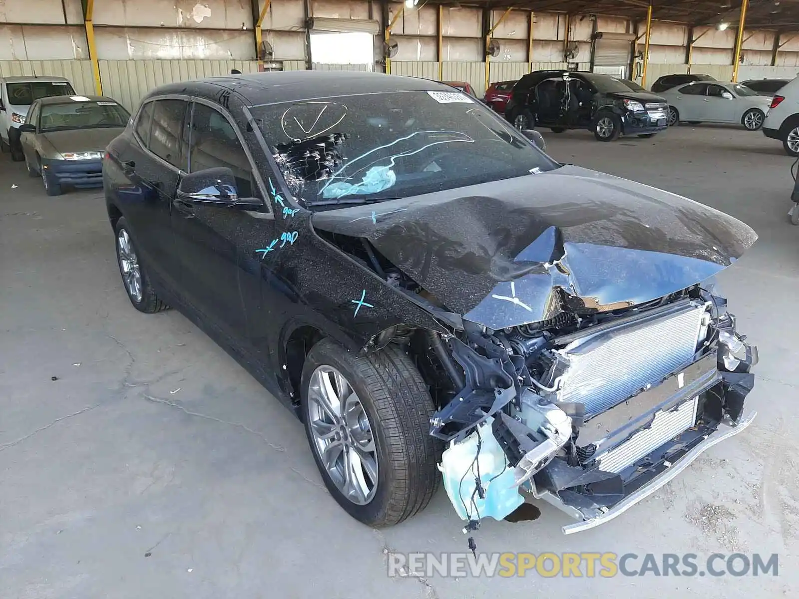 1 Фотография поврежденного автомобиля WBXYH9C05L5R55057 BMW X2 2020