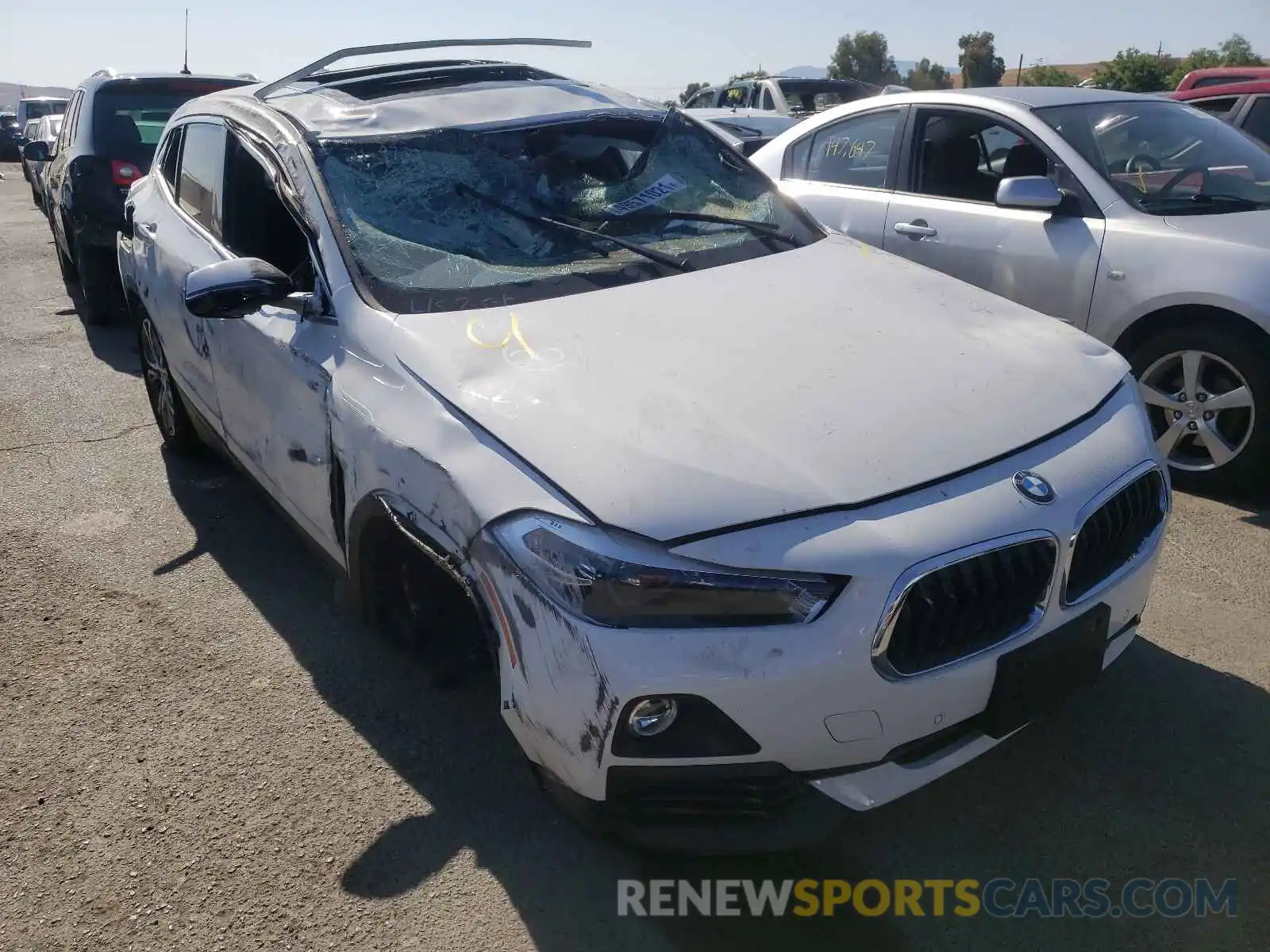 1 Photograph of a damaged car WBXYH9C06L5P23759 BMW X2 2020