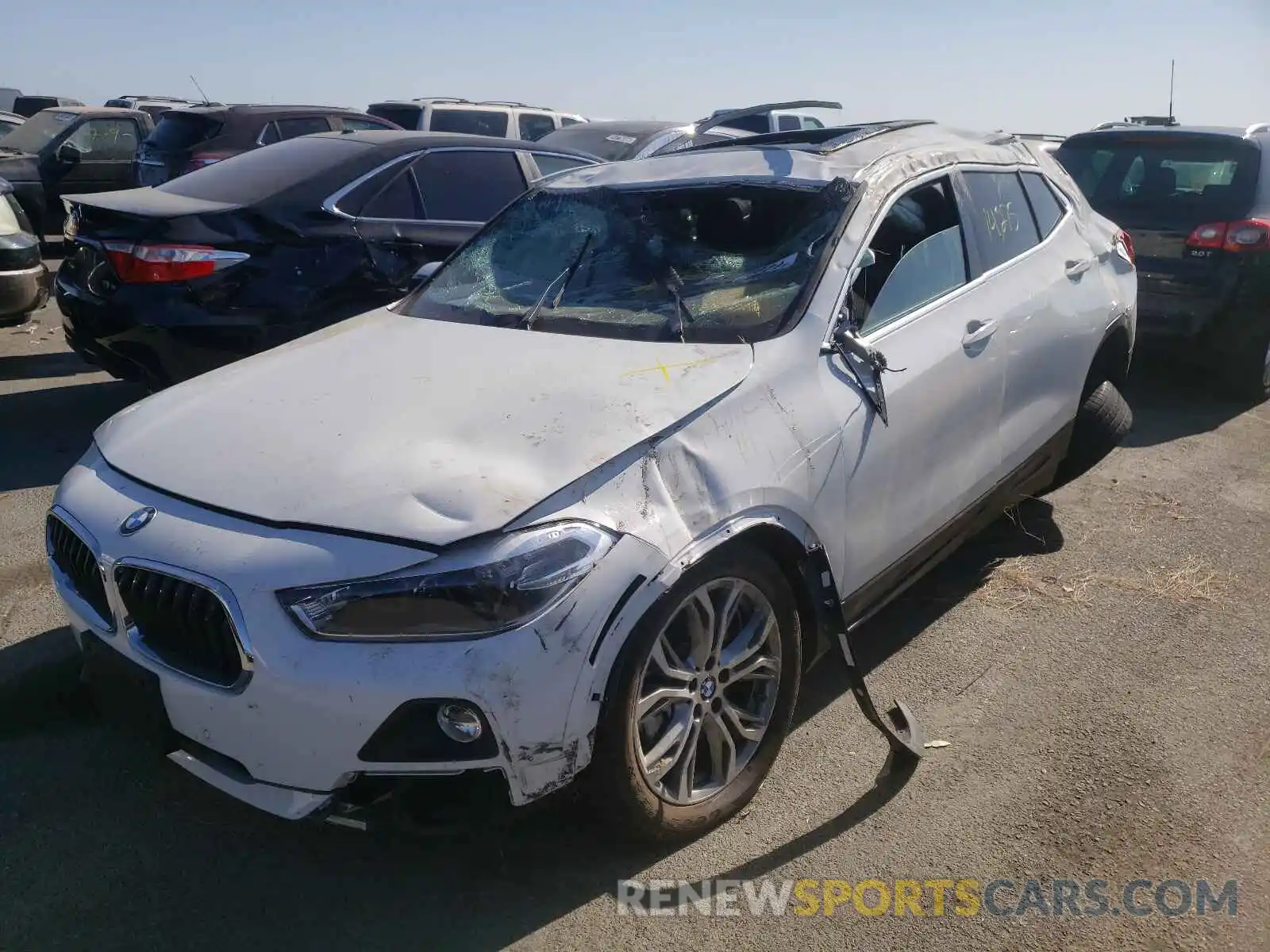 2 Photograph of a damaged car WBXYH9C06L5P23759 BMW X2 2020