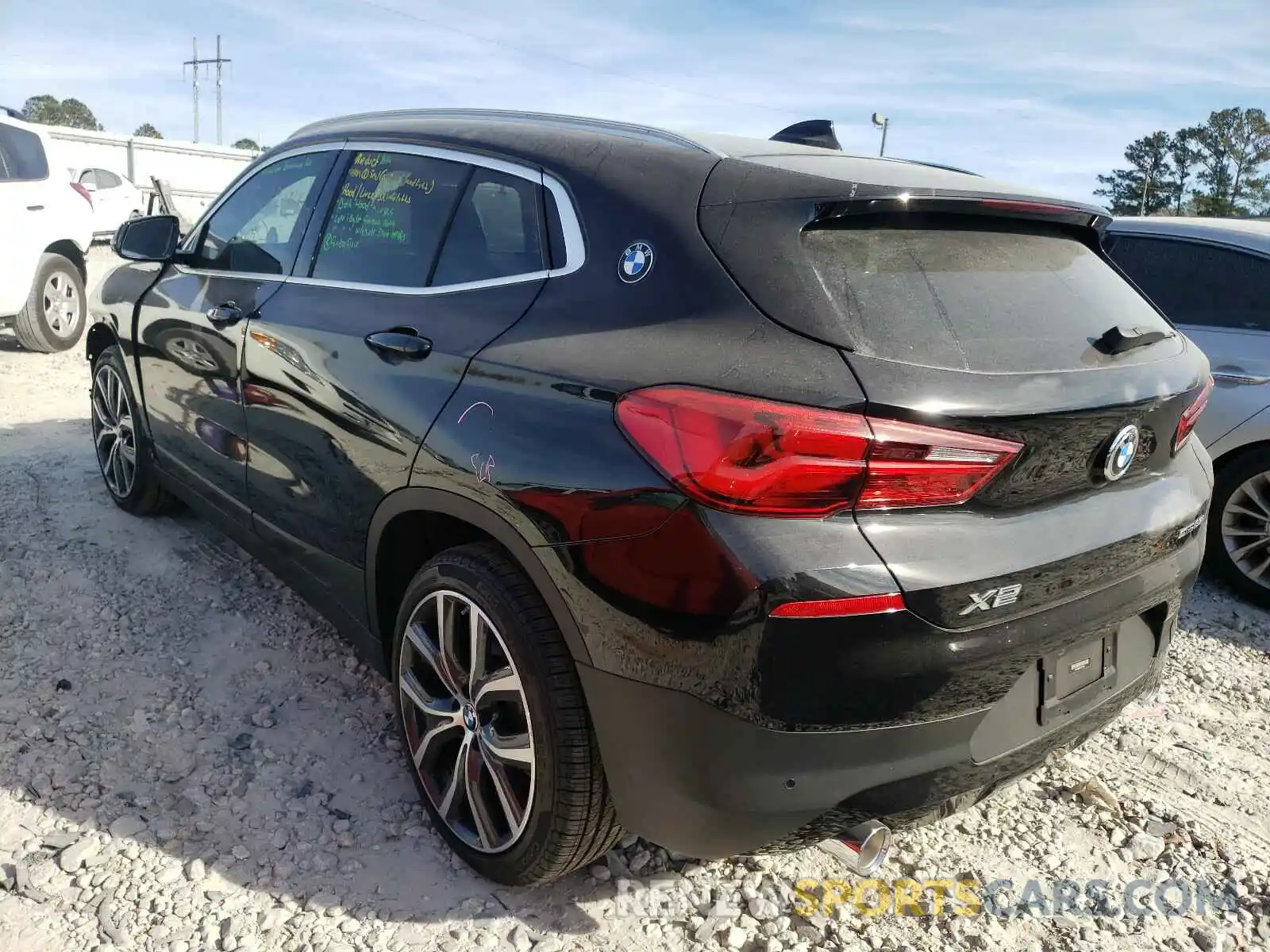 3 Фотография поврежденного автомобиля WBXYH9C07L5P15038 BMW X2 2020