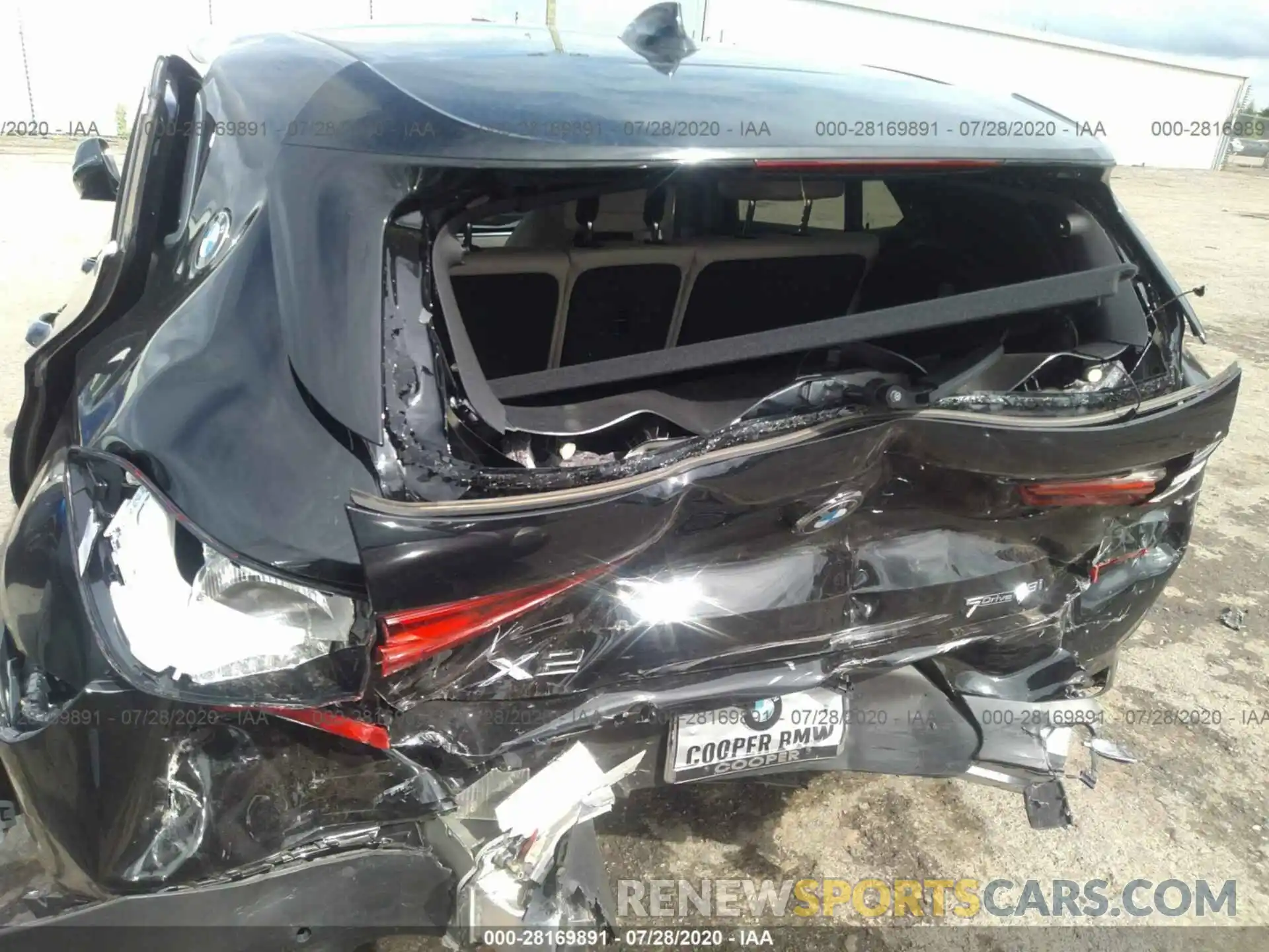 6 Фотография поврежденного автомобиля WBXYH9C07L5P23317 BMW X2 2020