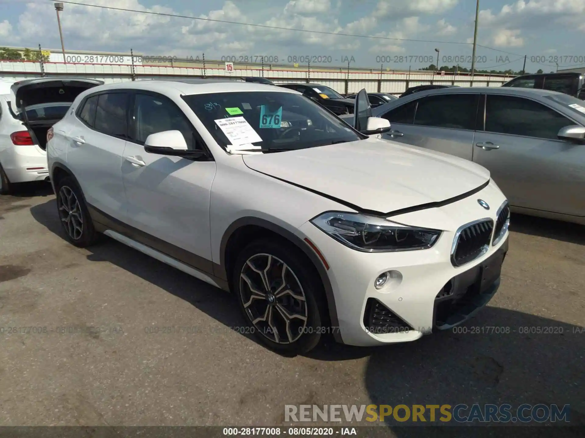 1 Photograph of a damaged car WBXYH9C07L5P28386 BMW X2 2020