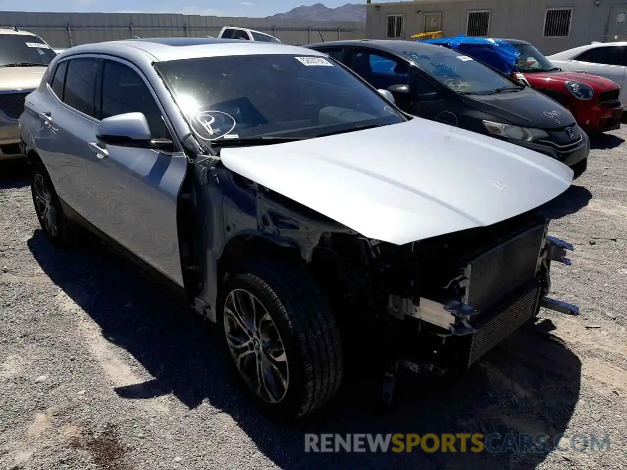 1 Photograph of a damaged car WBXYH9C07L5R44674 BMW X2 2020