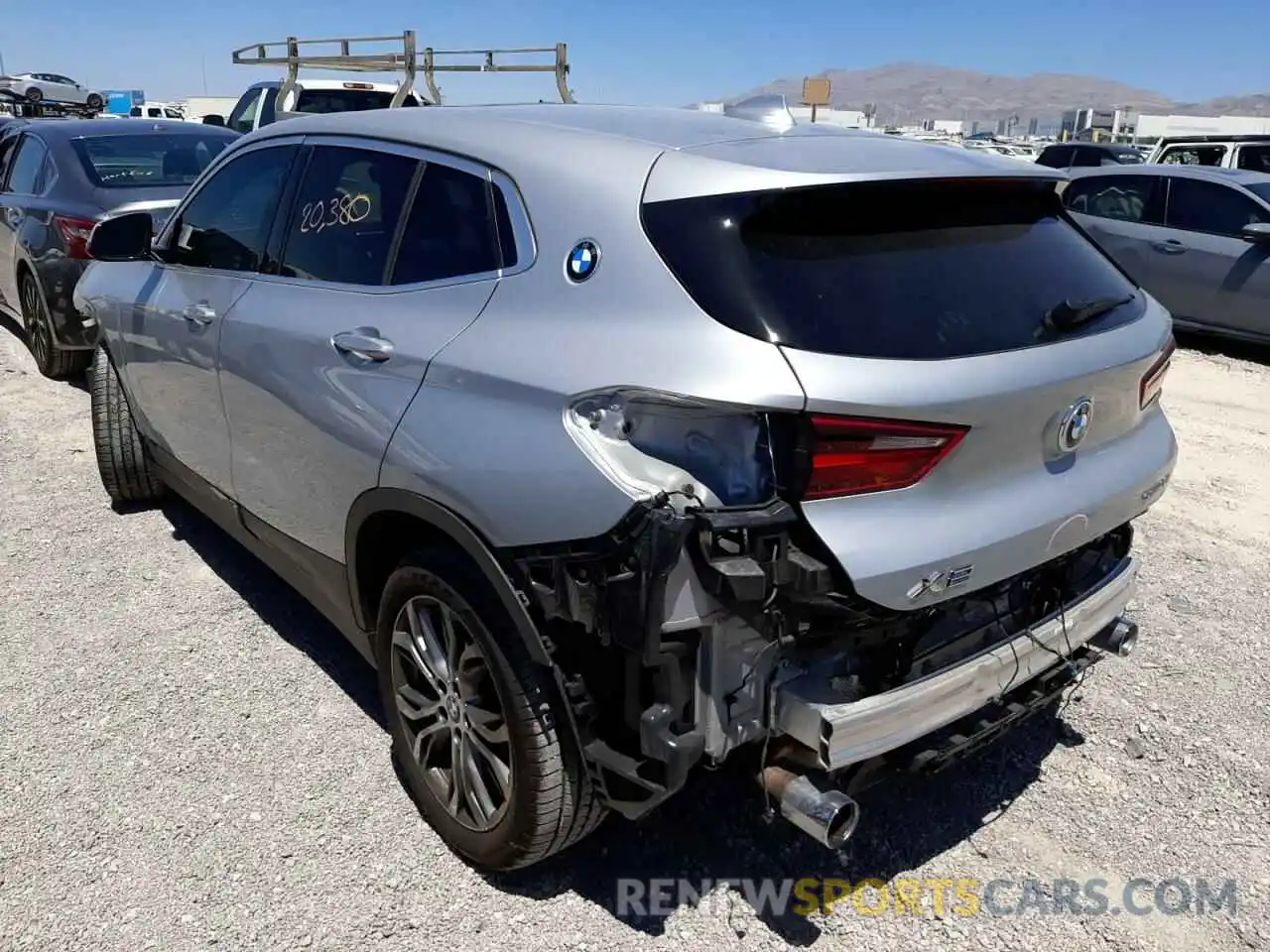 3 Photograph of a damaged car WBXYH9C07L5R44674 BMW X2 2020