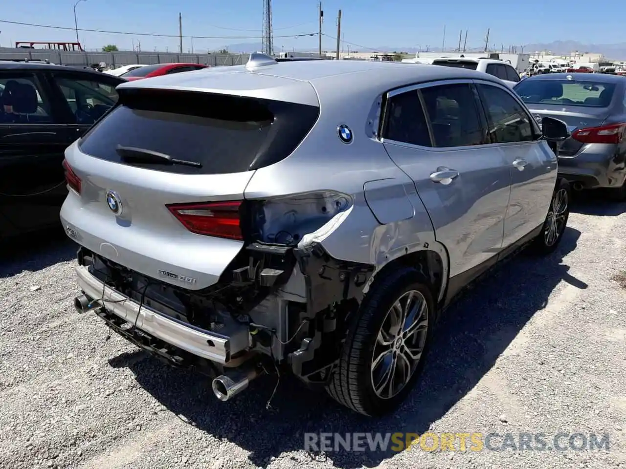 4 Photograph of a damaged car WBXYH9C07L5R44674 BMW X2 2020