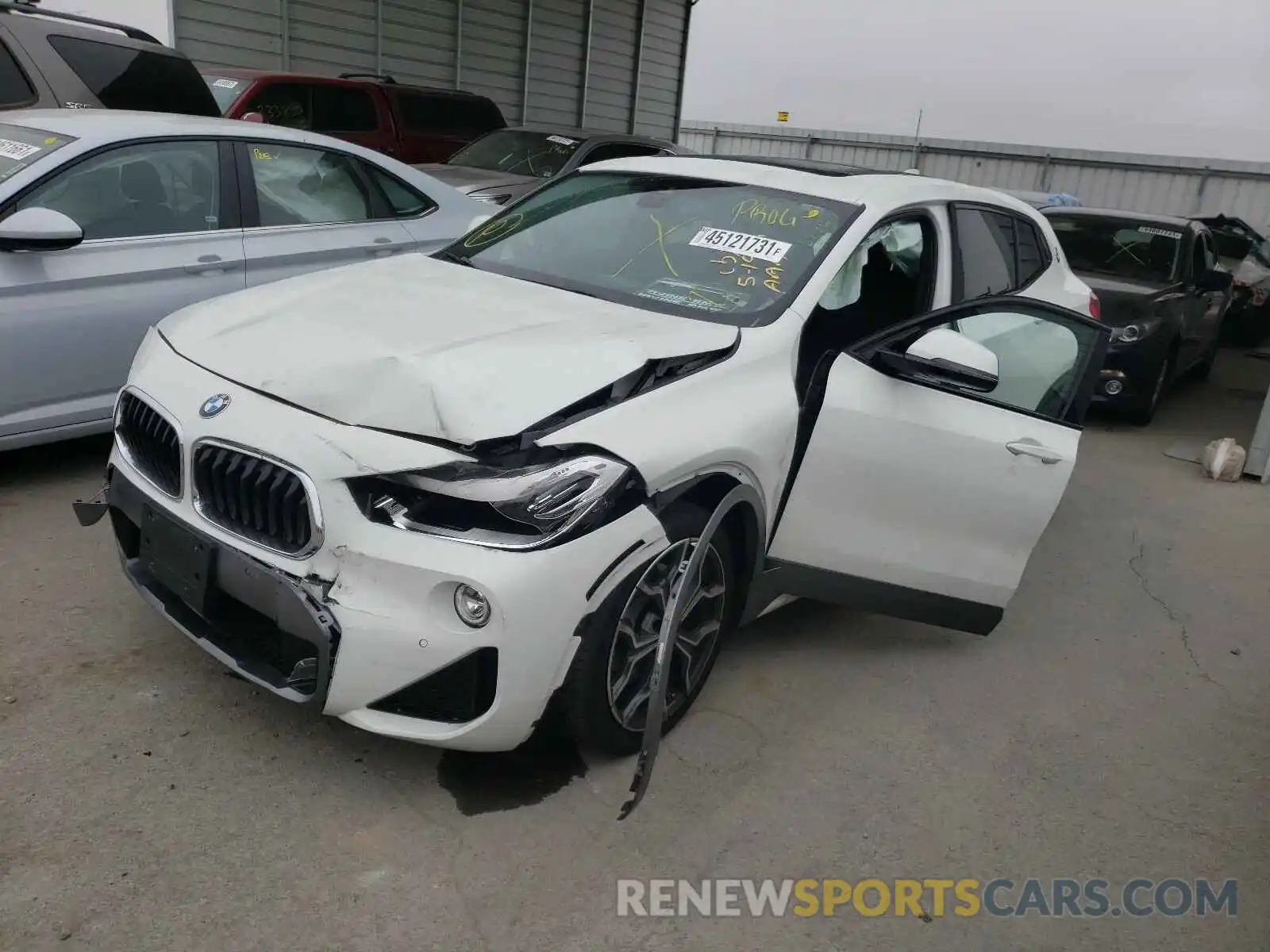 2 Photograph of a damaged car WBXYH9C09L5P07037 BMW X2 2020