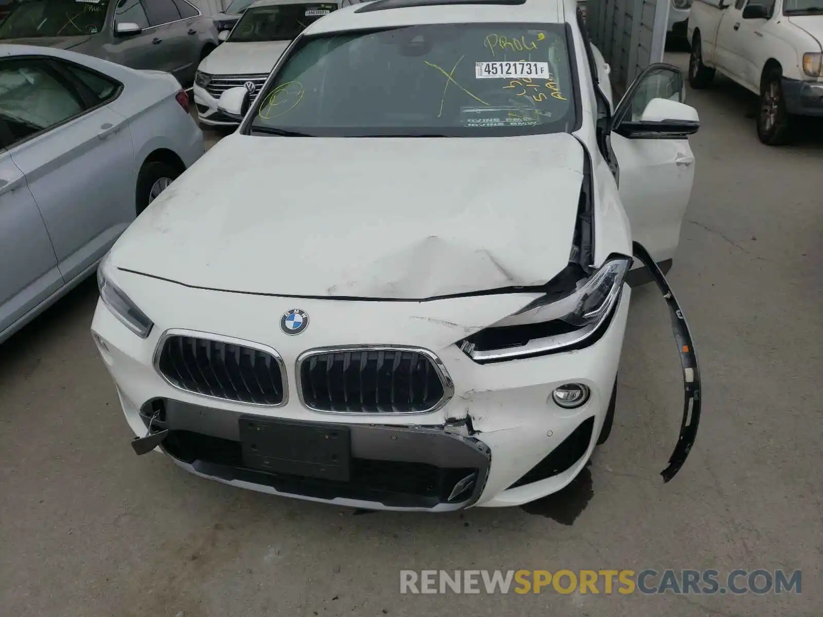 7 Photograph of a damaged car WBXYH9C09L5P07037 BMW X2 2020