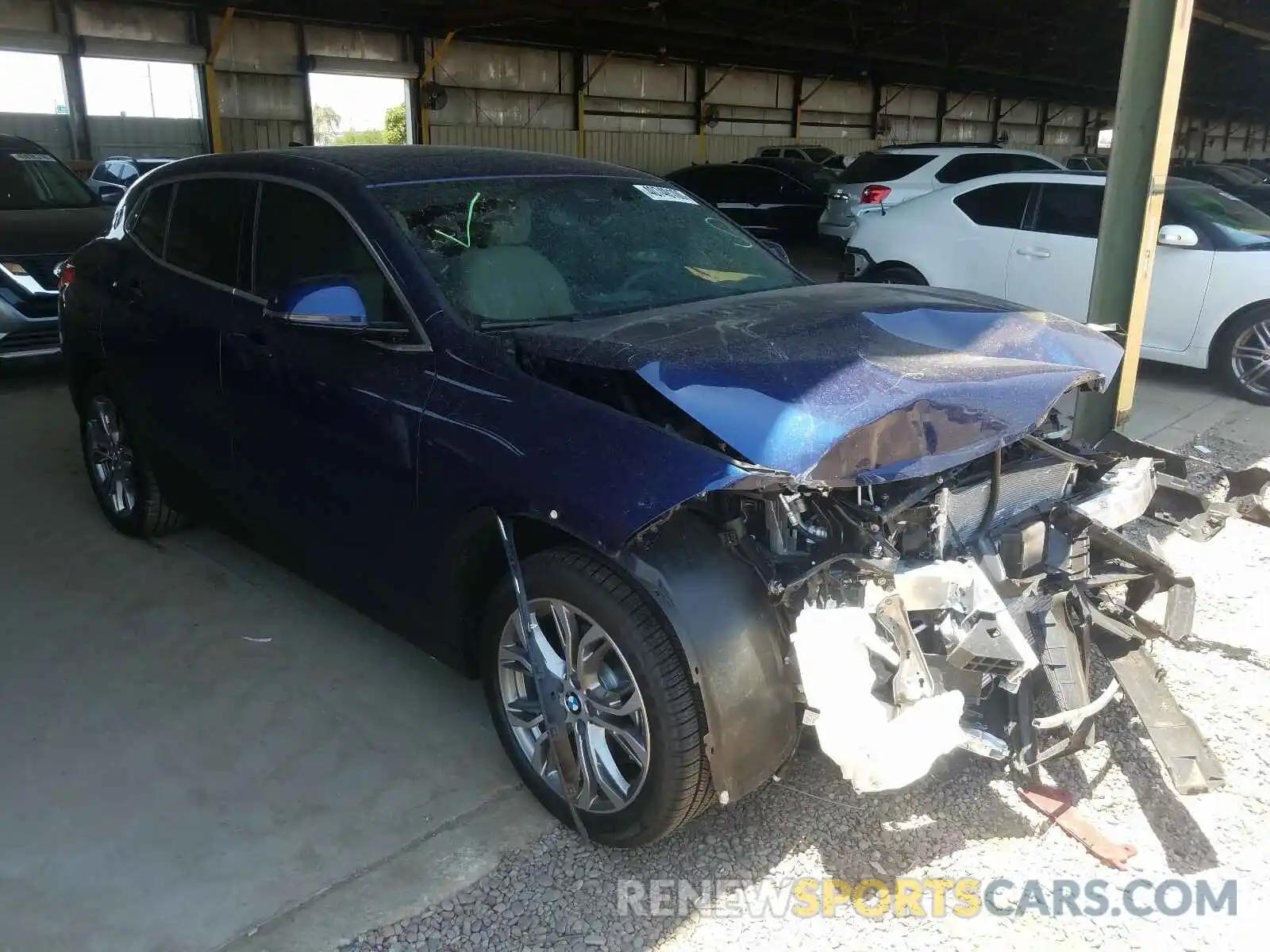 1 Фотография поврежденного автомобиля WBXYH9C09L5P81574 BMW X2 2020