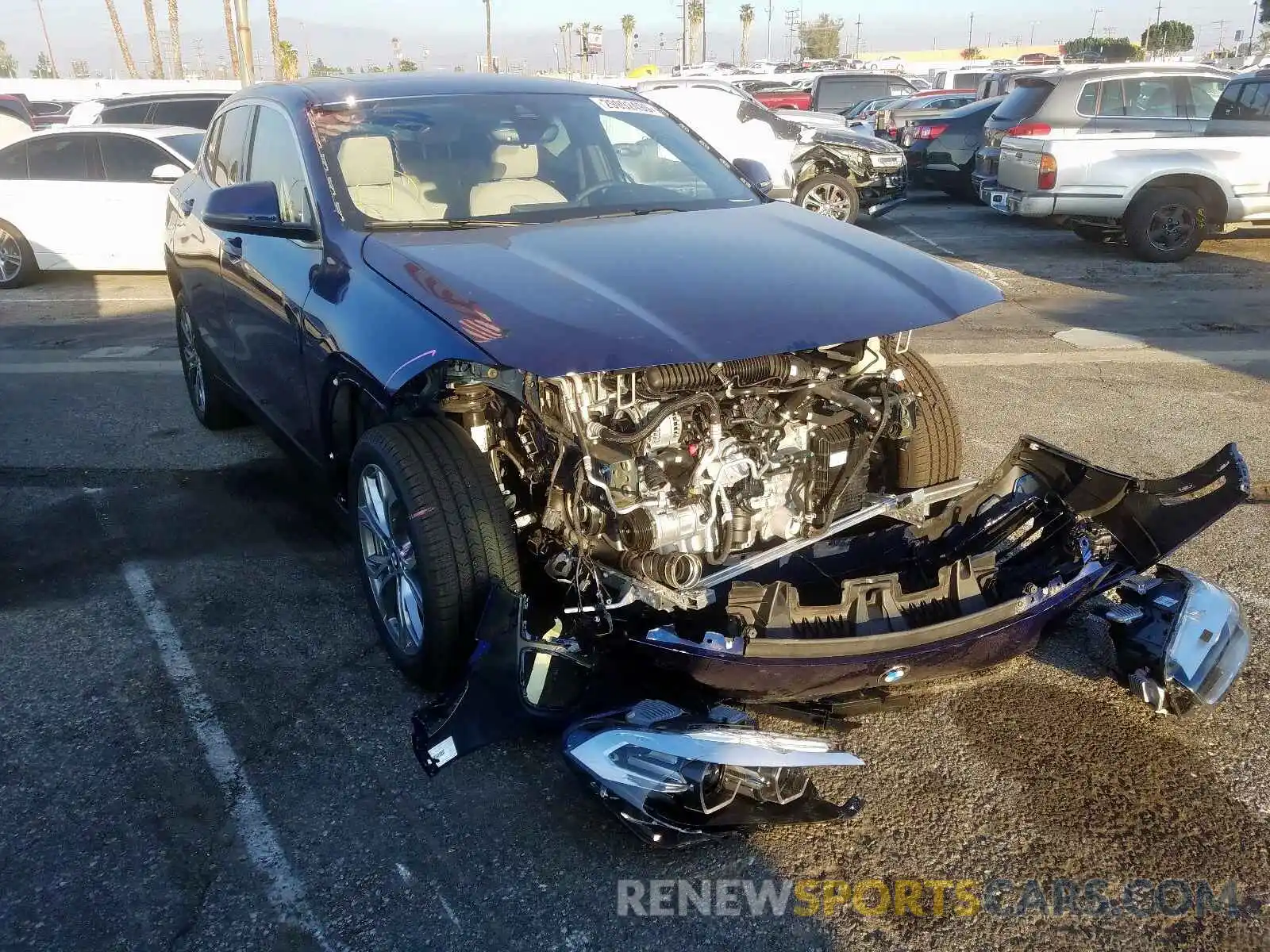 1 Фотография поврежденного автомобиля WBXYH9C0XL5P40936 BMW X2 2020