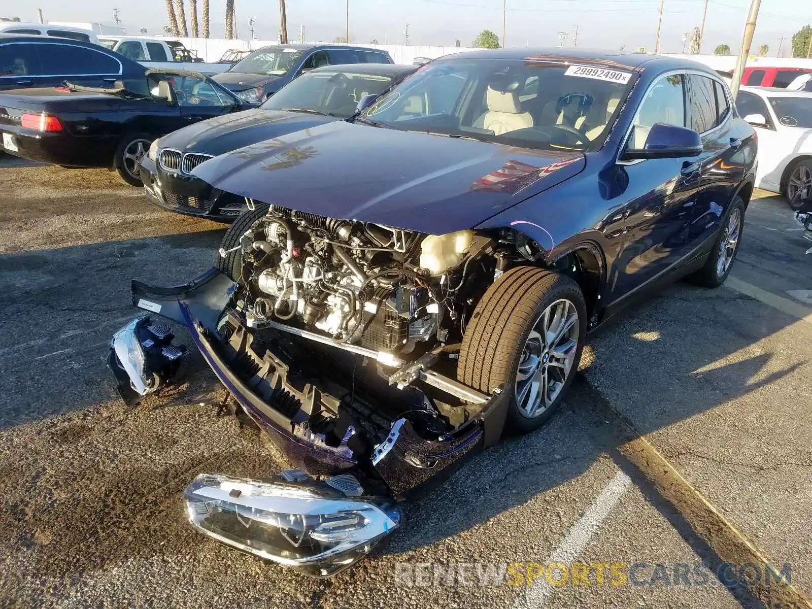 2 Фотография поврежденного автомобиля WBXYH9C0XL5P40936 BMW X2 2020