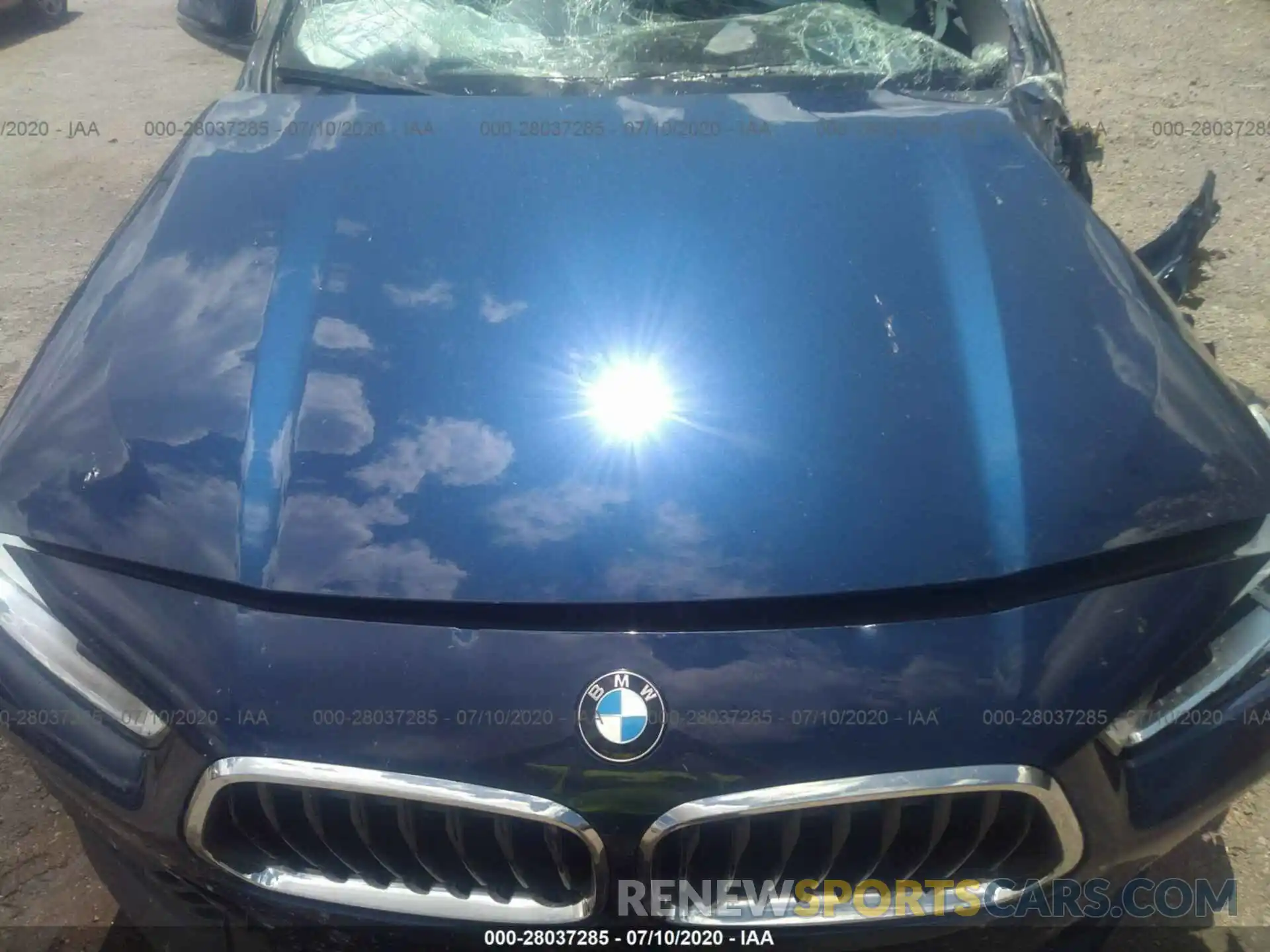 10 Photograph of a damaged car WBXYH9C0XL5P41391 BMW X2 2020