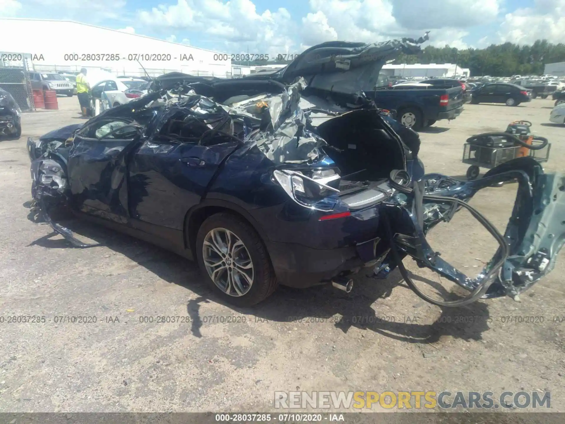 3 Фотография поврежденного автомобиля WBXYH9C0XL5P41391 BMW X2 2020
