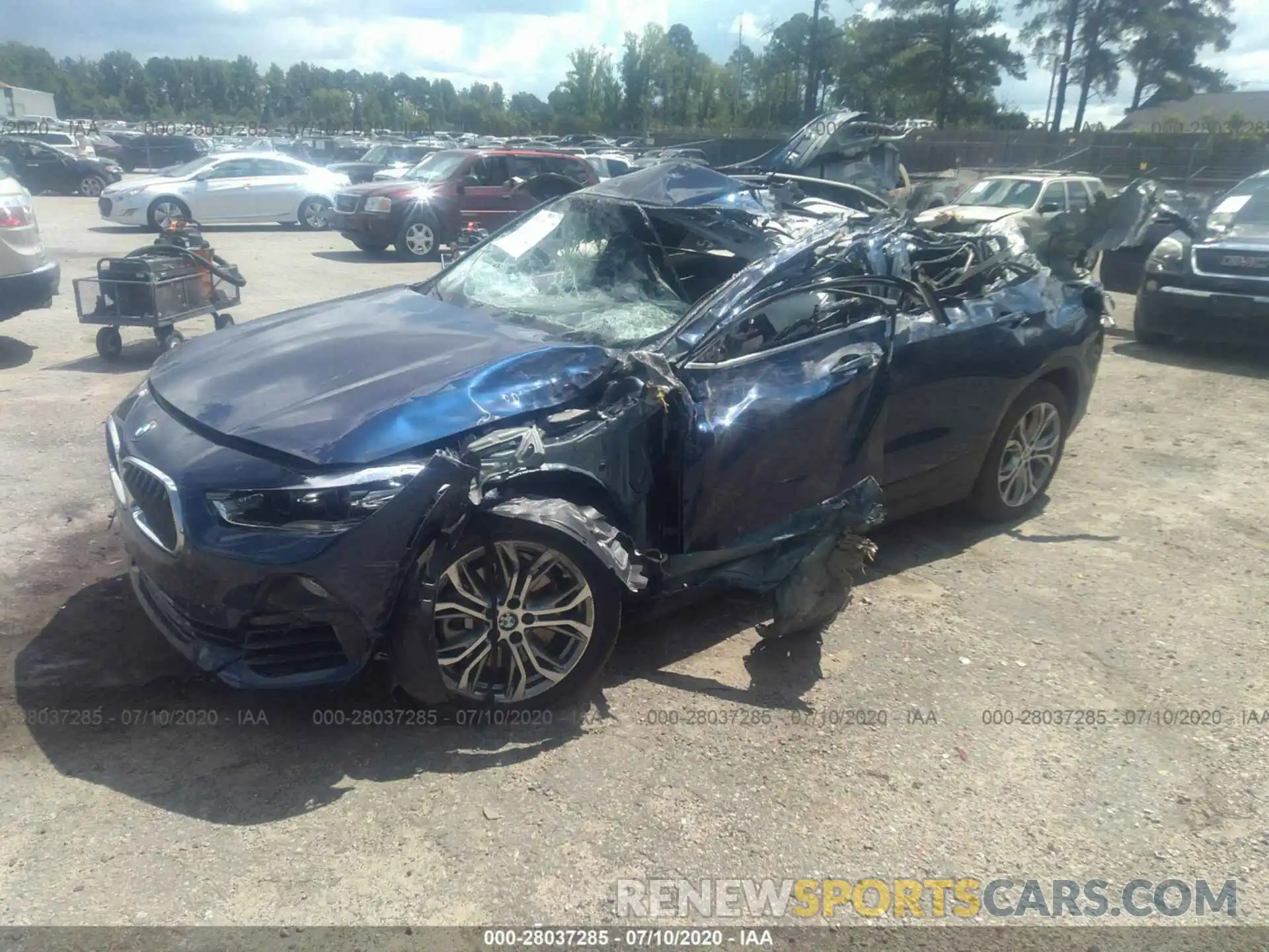 6 Photograph of a damaged car WBXYH9C0XL5P41391 BMW X2 2020