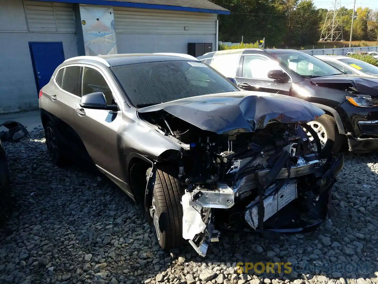 1 Photograph of a damaged car WBXYH9C0XL5P74648 BMW X2 2020
