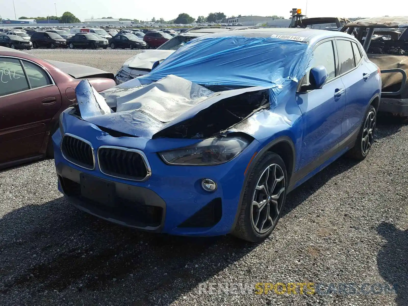 2 Фотография поврежденного автомобиля WBXYJ1C00L5N98067 BMW X2 2020