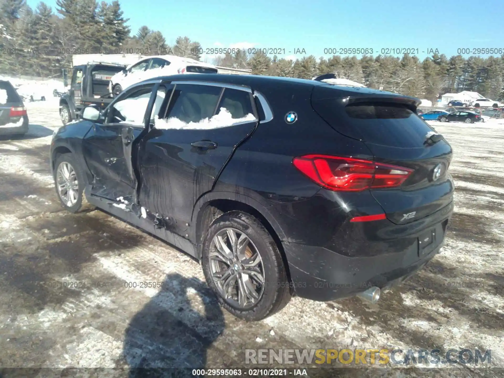 3 Фотография поврежденного автомобиля WBXYJ1C00L5P93019 BMW X2 2020