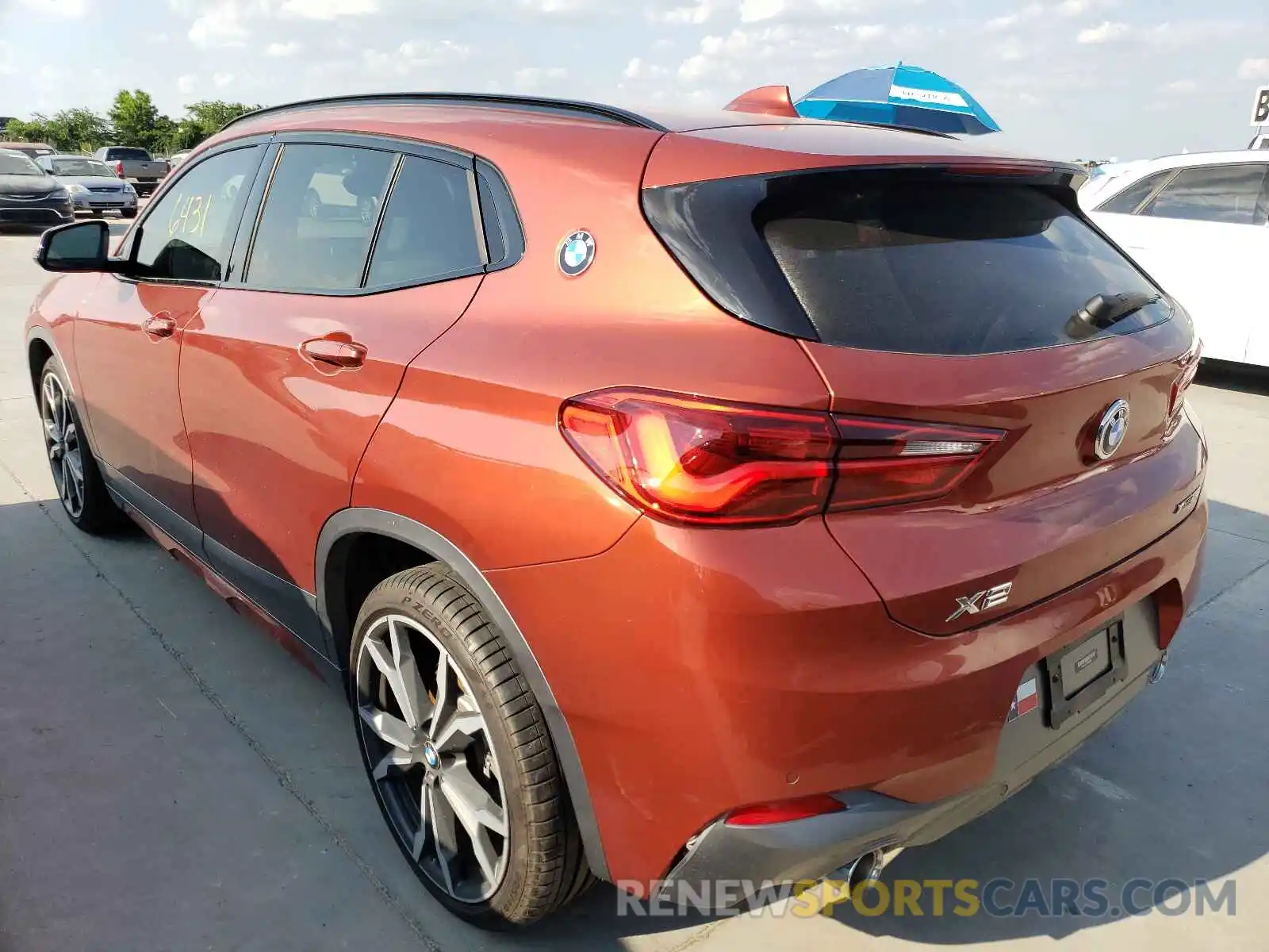 3 Фотография поврежденного автомобиля WBXYJ1C01L5N89099 BMW X2 2020