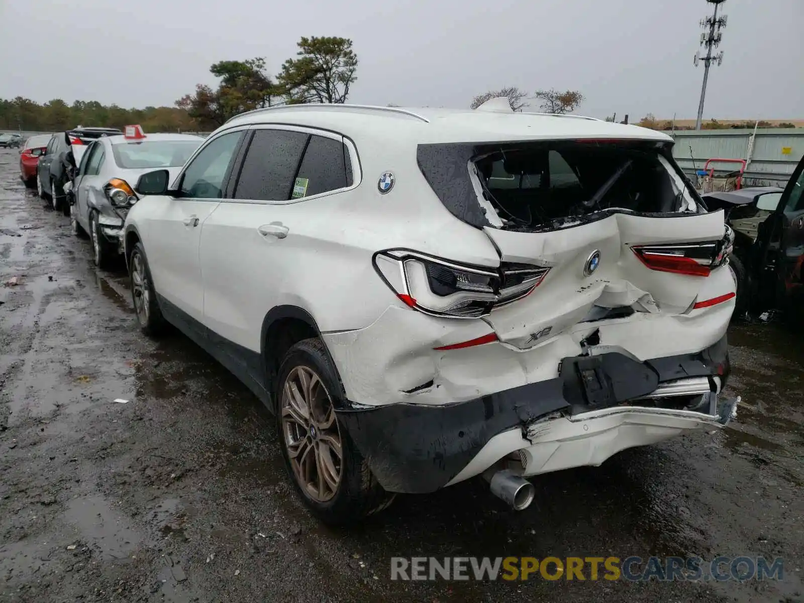 3 Фотография поврежденного автомобиля WBXYJ1C01L5P13680 BMW X2 2020