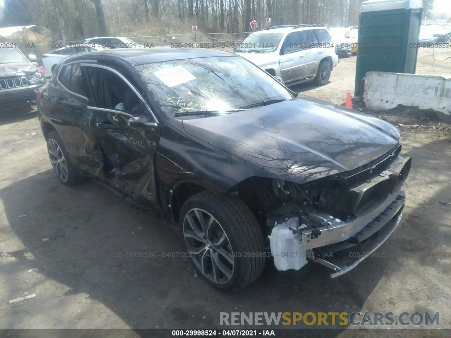 1 Photograph of a damaged car WBXYJ1C01L5P74723 BMW X2 2020