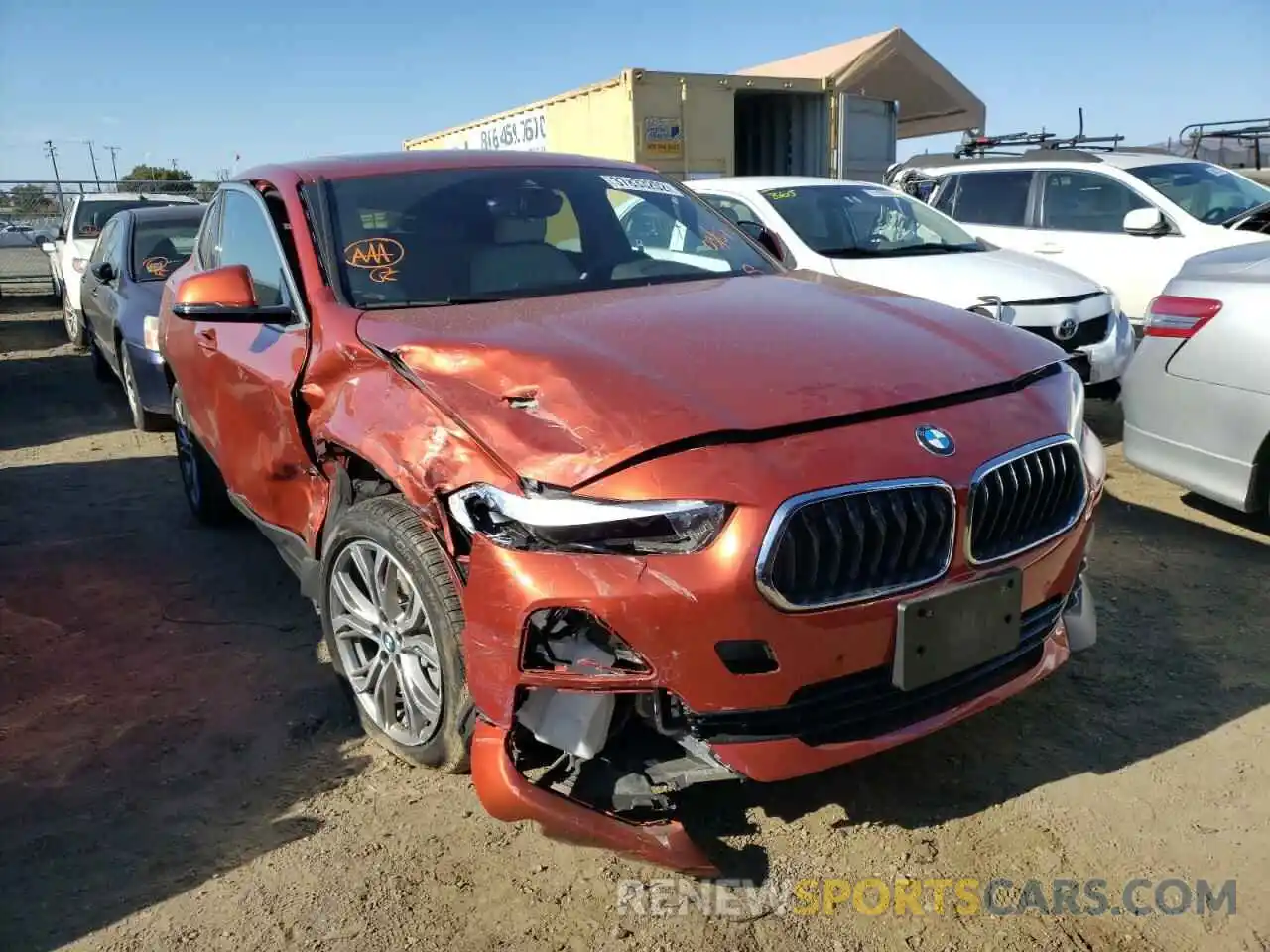 1 Photograph of a damaged car WBXYJ1C01L5R34034 BMW X2 2020