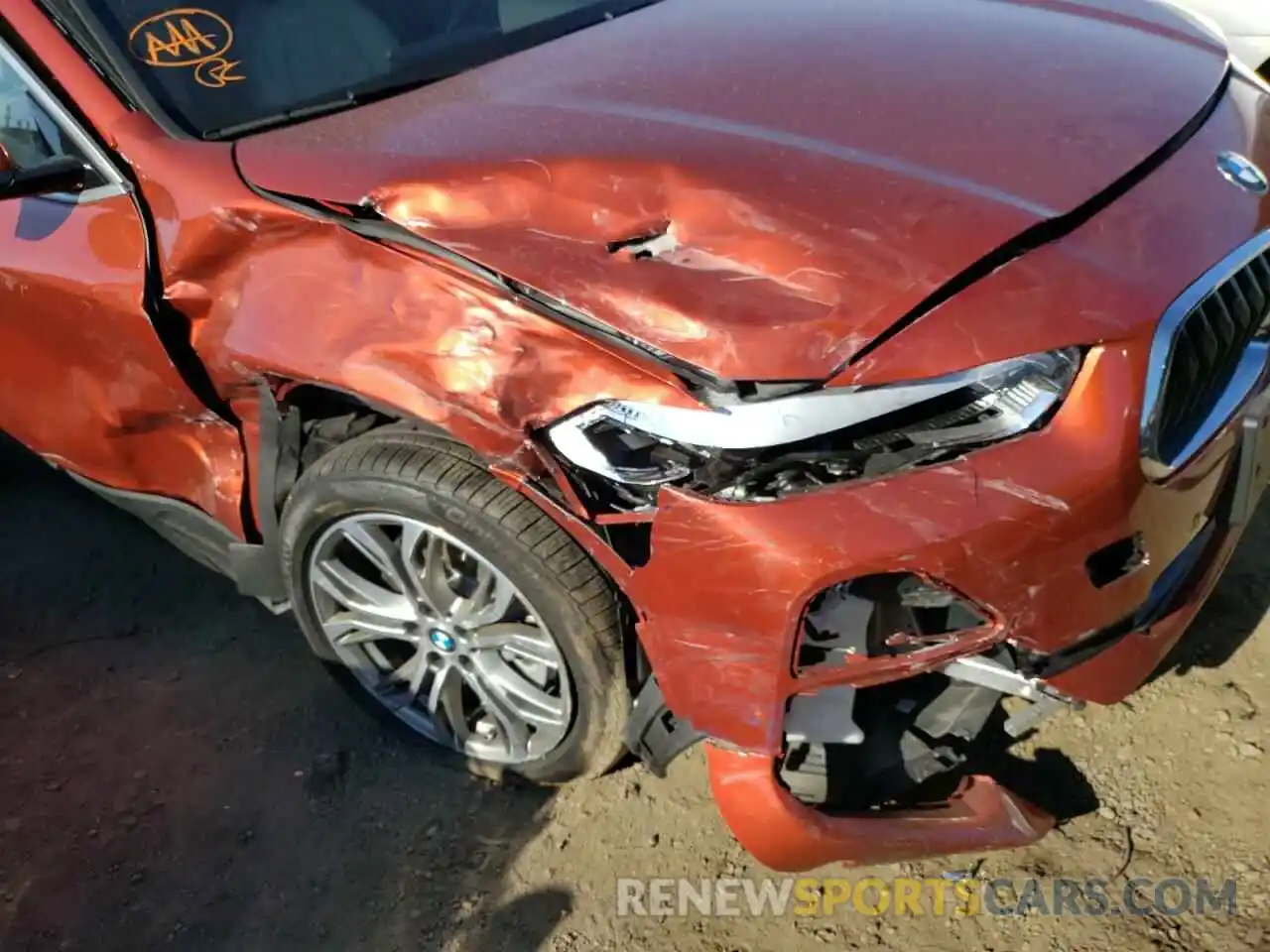 9 Photograph of a damaged car WBXYJ1C01L5R34034 BMW X2 2020