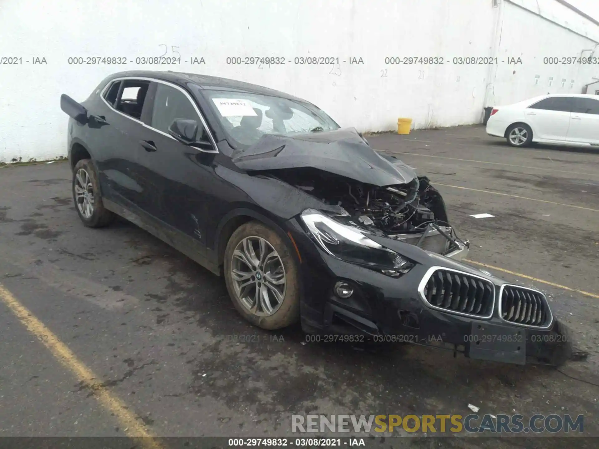 1 Photograph of a damaged car WBXYJ1C02L5P13428 BMW X2 2020