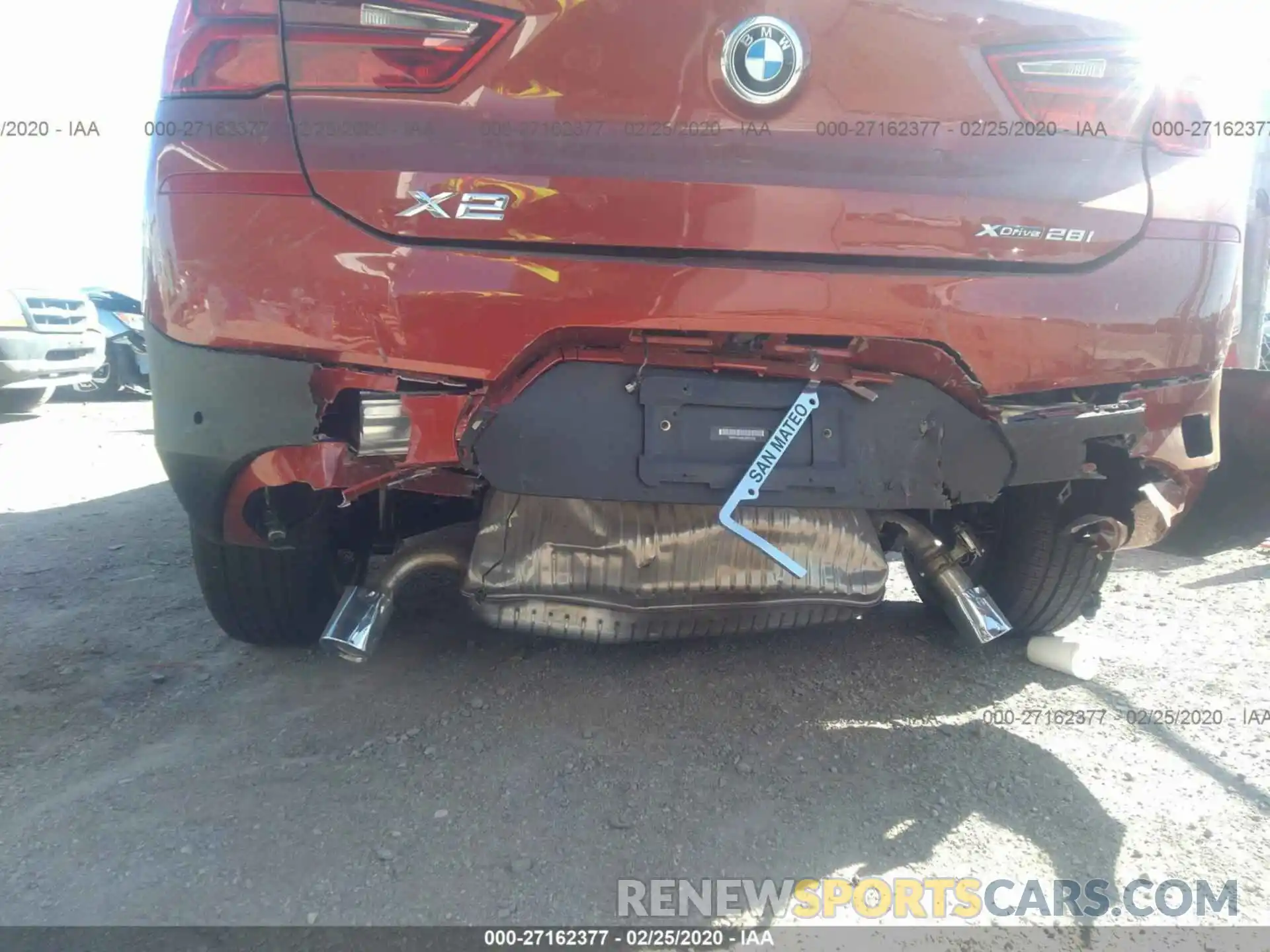 6 Фотография поврежденного автомобиля WBXYJ1C02L5P21514 BMW X2 2020