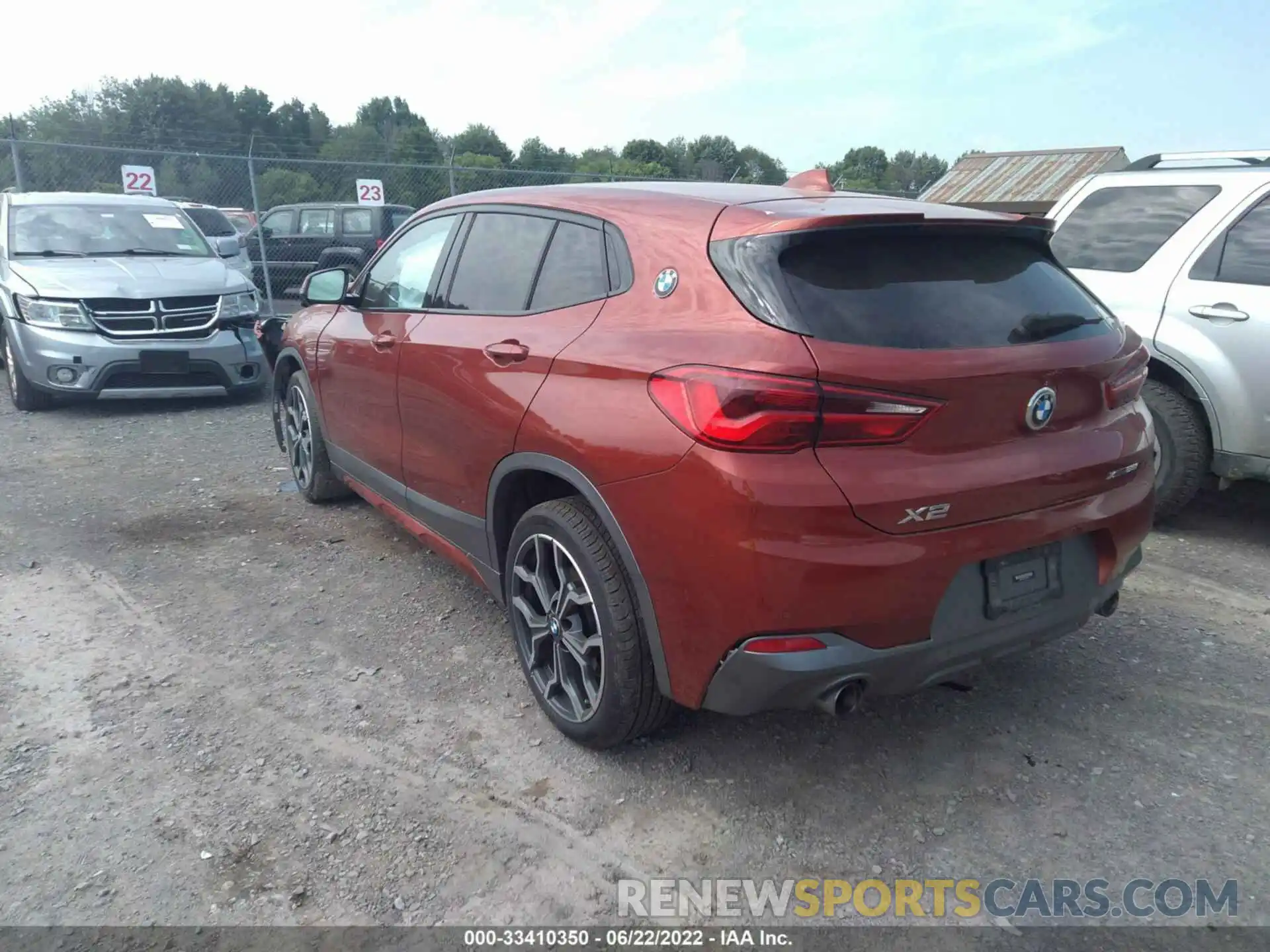 3 Photograph of a damaged car WBXYJ1C02L5P49152 BMW X2 2020