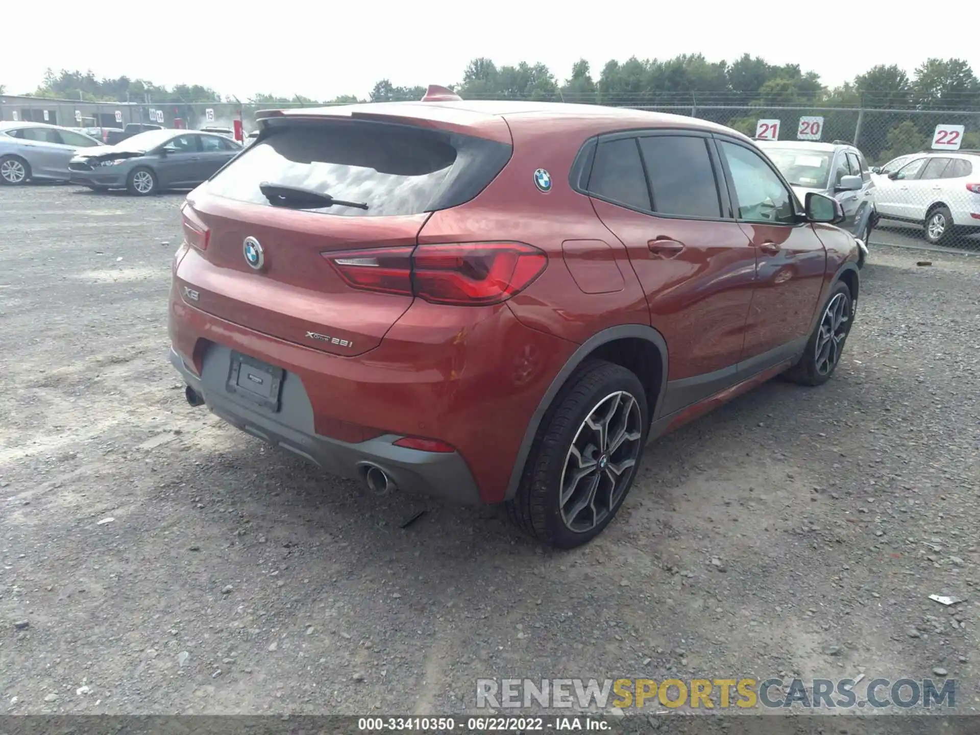 4 Photograph of a damaged car WBXYJ1C02L5P49152 BMW X2 2020