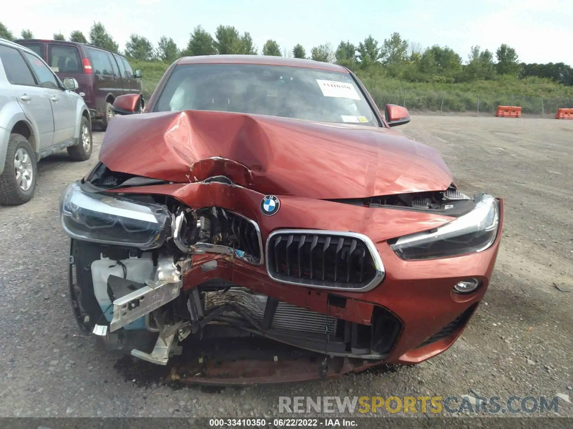 6 Photograph of a damaged car WBXYJ1C02L5P49152 BMW X2 2020