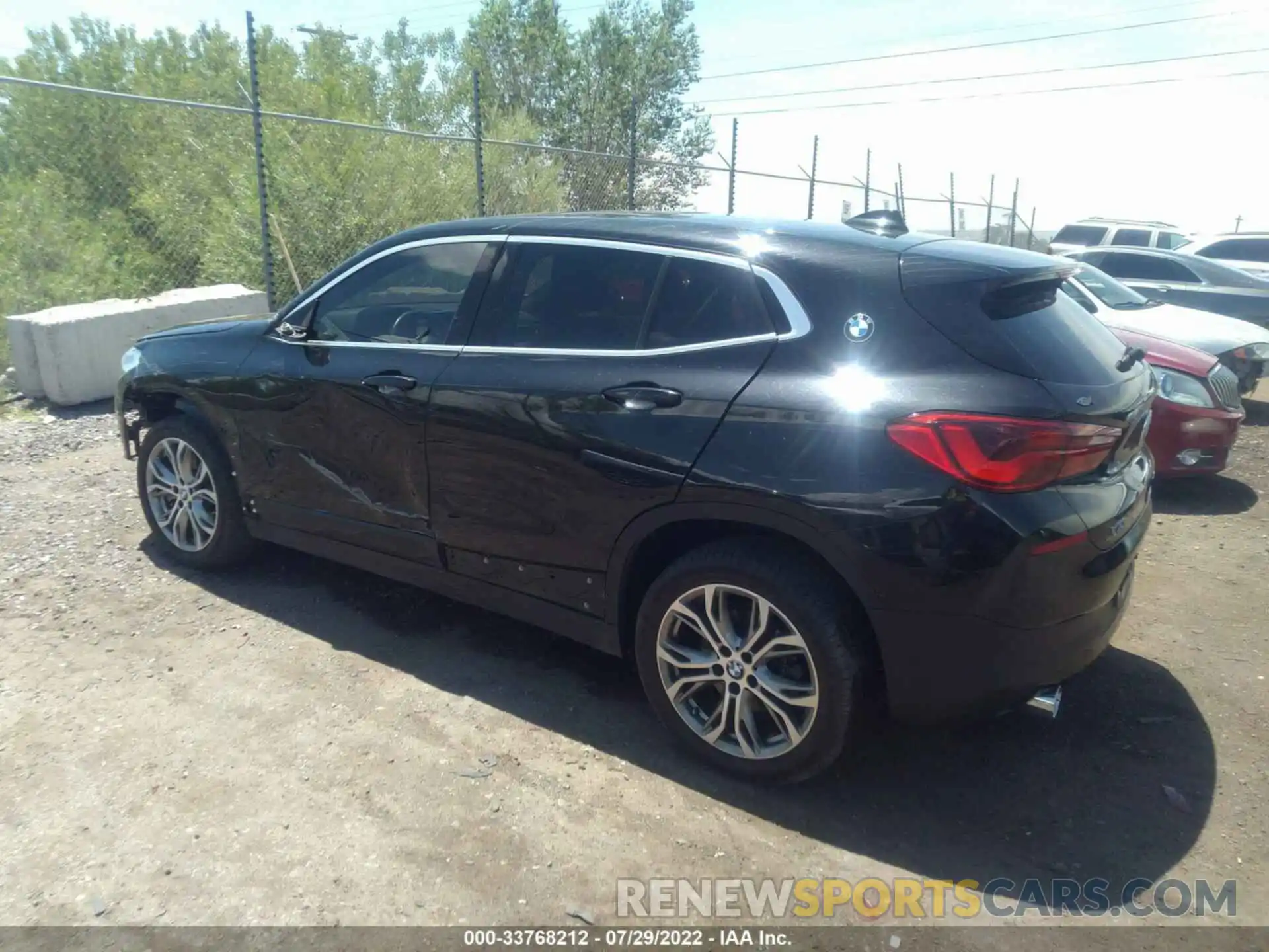 3 Photograph of a damaged car WBXYJ1C02L5P56957 BMW X2 2020