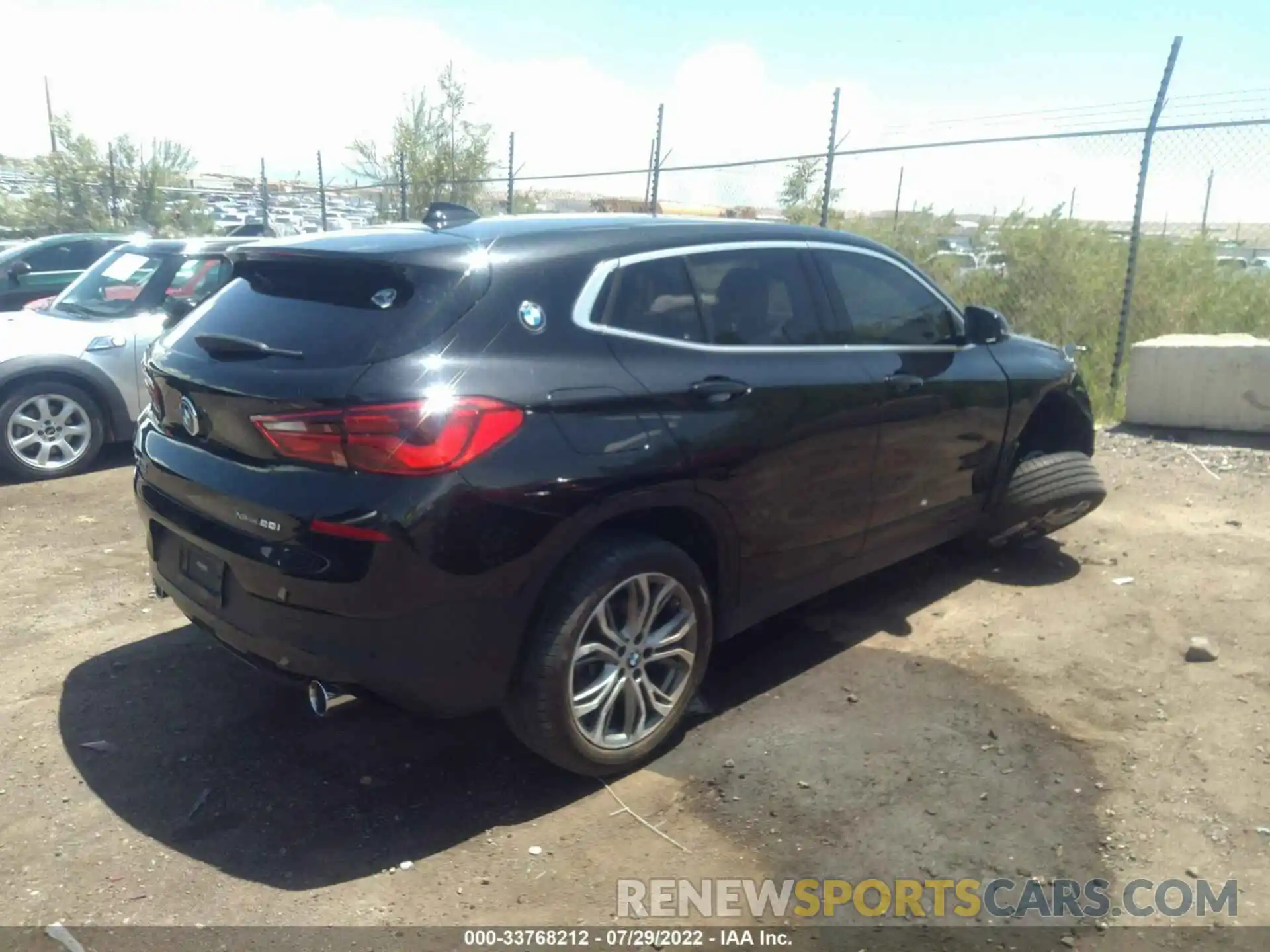 4 Photograph of a damaged car WBXYJ1C02L5P56957 BMW X2 2020