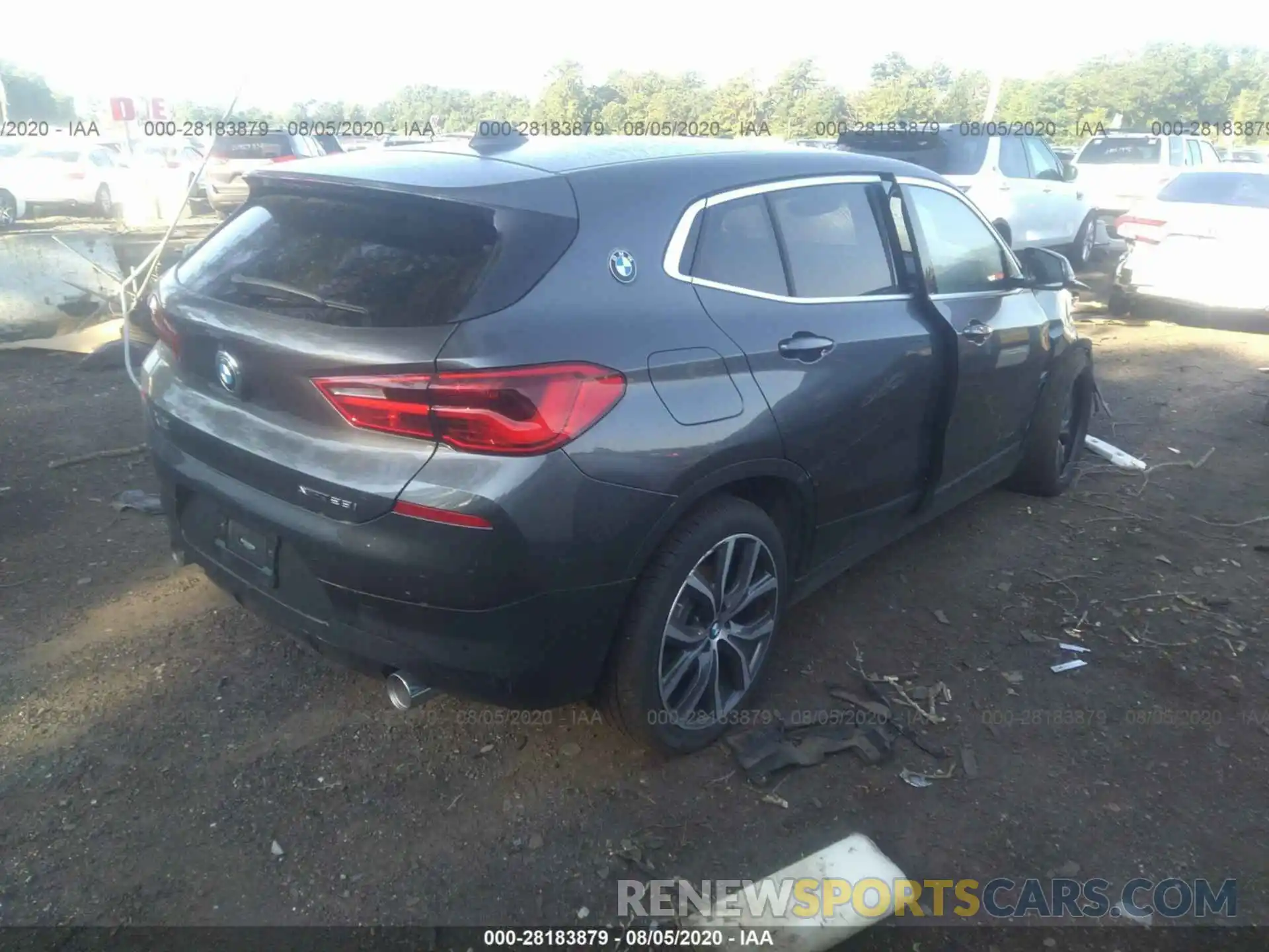 4 Фотография поврежденного автомобиля WBXYJ1C02L5P60992 BMW X2 2020