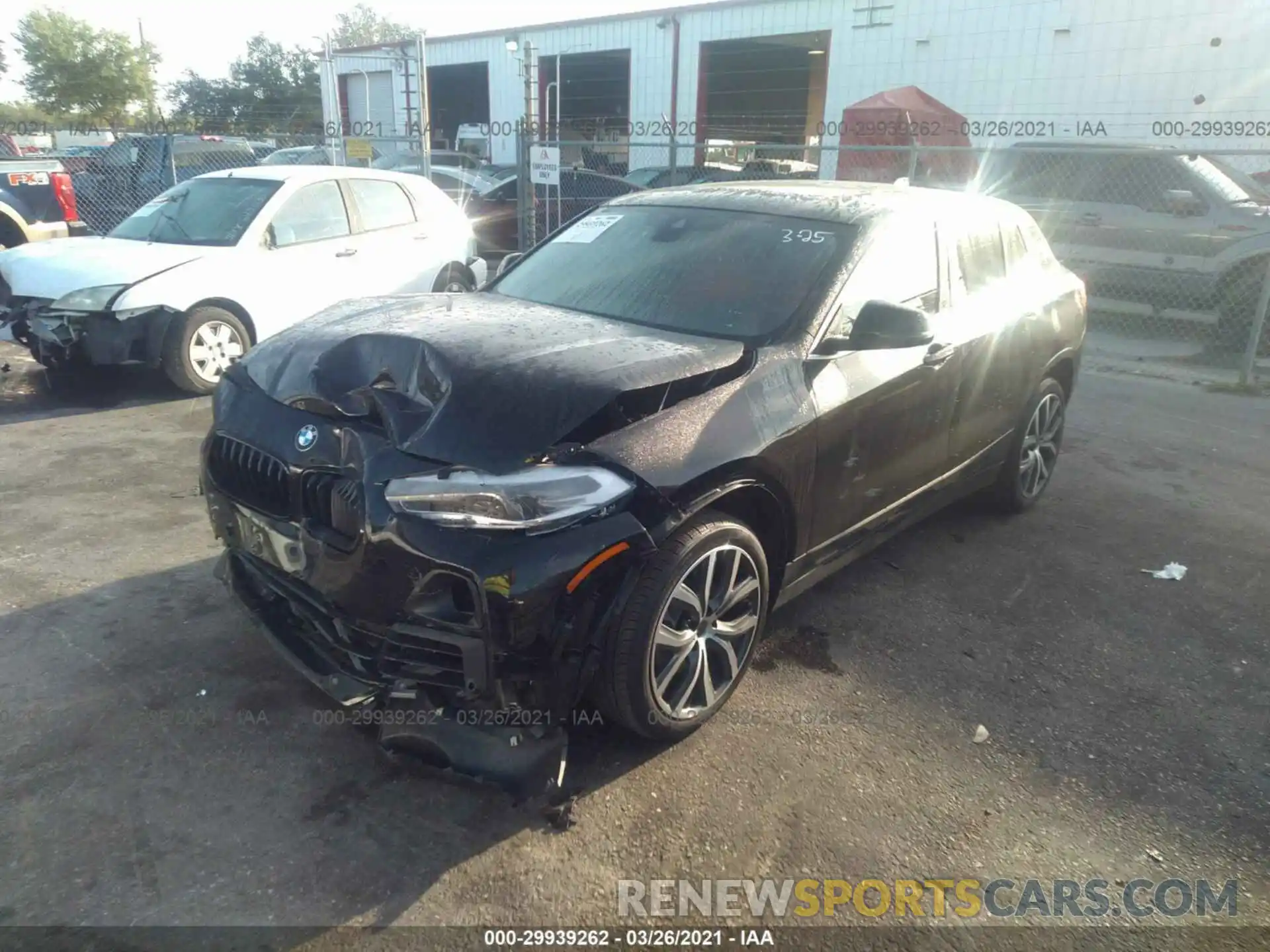 2 Фотография поврежденного автомобиля WBXYJ1C02L5R66779 BMW X2 2020