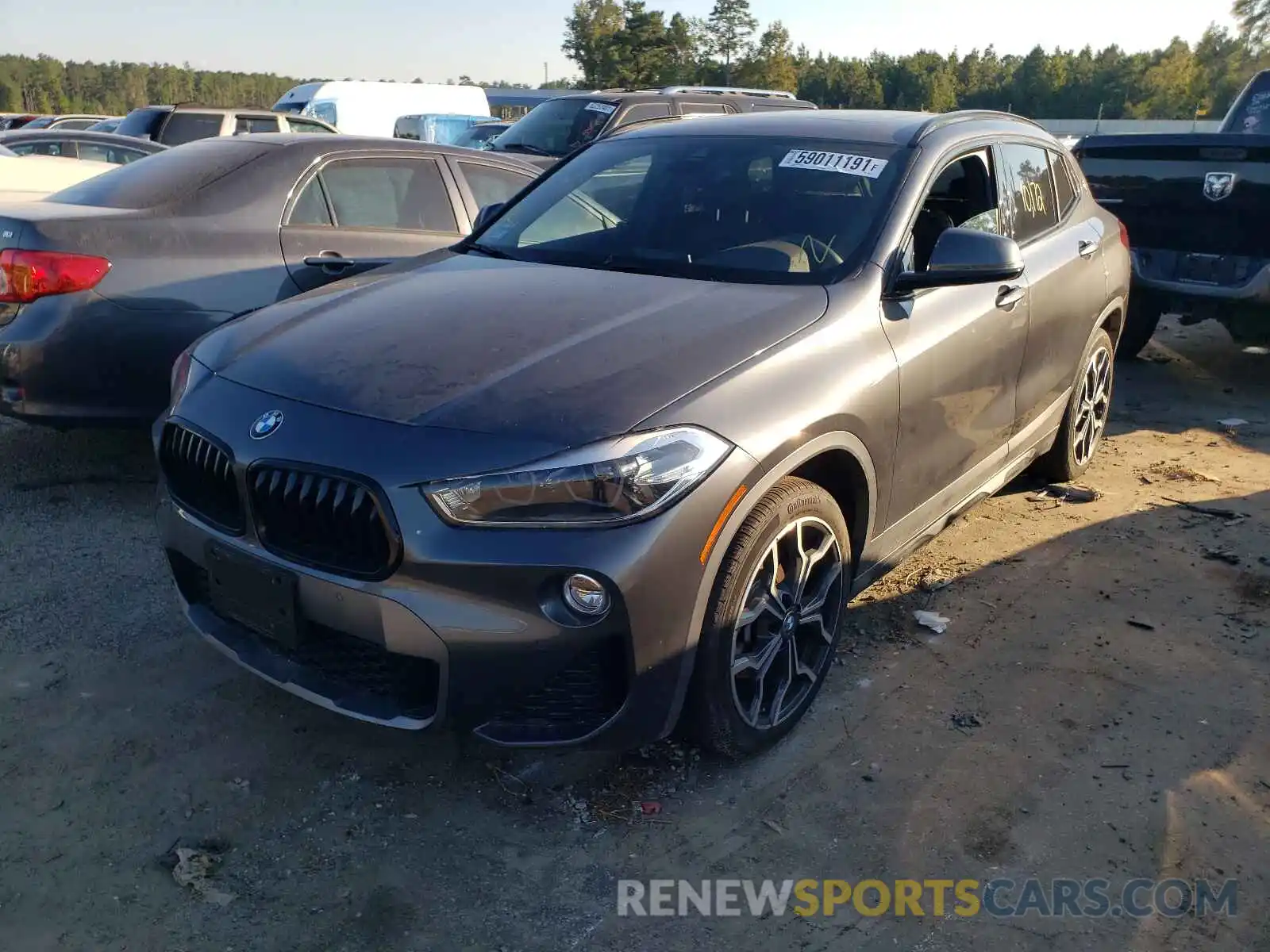 2 Photograph of a damaged car WBXYJ1C02L5R75143 BMW X2 2020