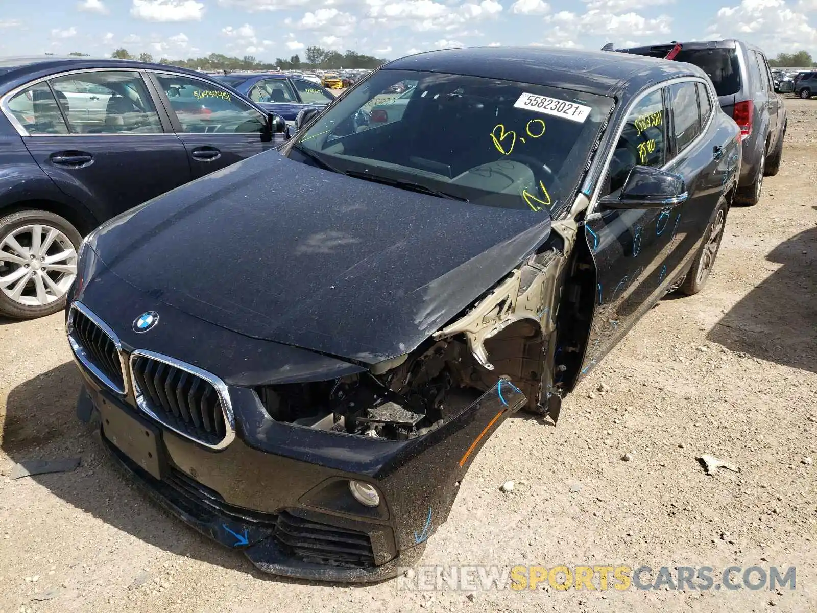 2 Photograph of a damaged car WBXYJ1C03L5P02101 BMW X2 2020